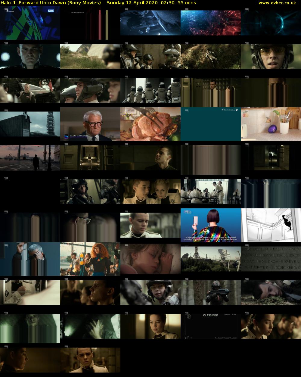 Halo 4: Forward Unto Dawn (Sony Movies) Sunday 12 April 2020 02:30 - 03:25
