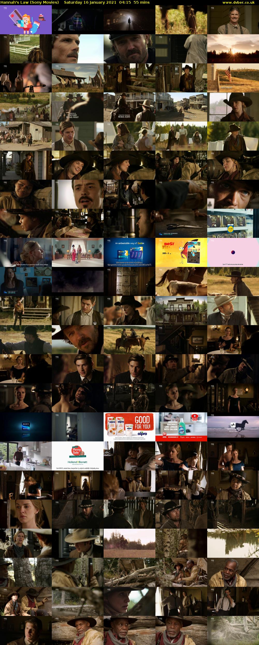 Hannah's Law (Sony Movies) Saturday 16 January 2021 04:15 - 05:10