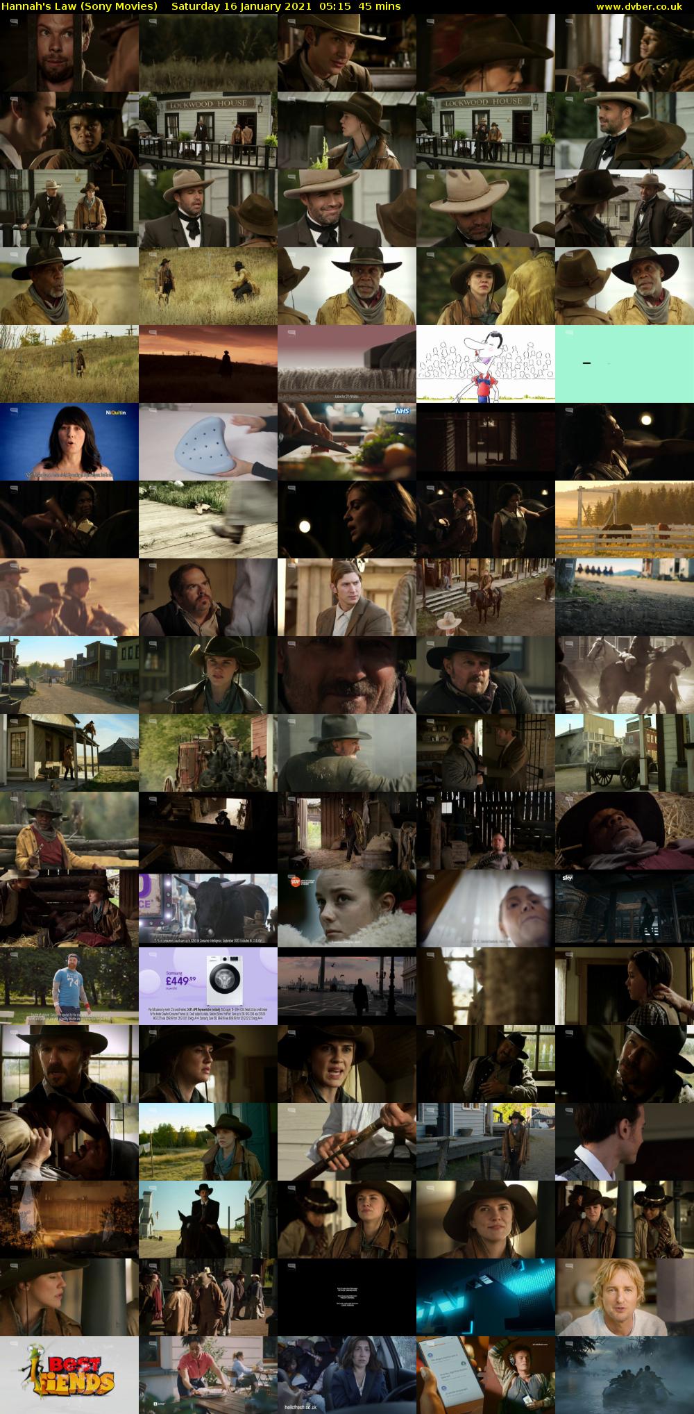 Hannah's Law (Sony Movies) Saturday 16 January 2021 05:15 - 06:00