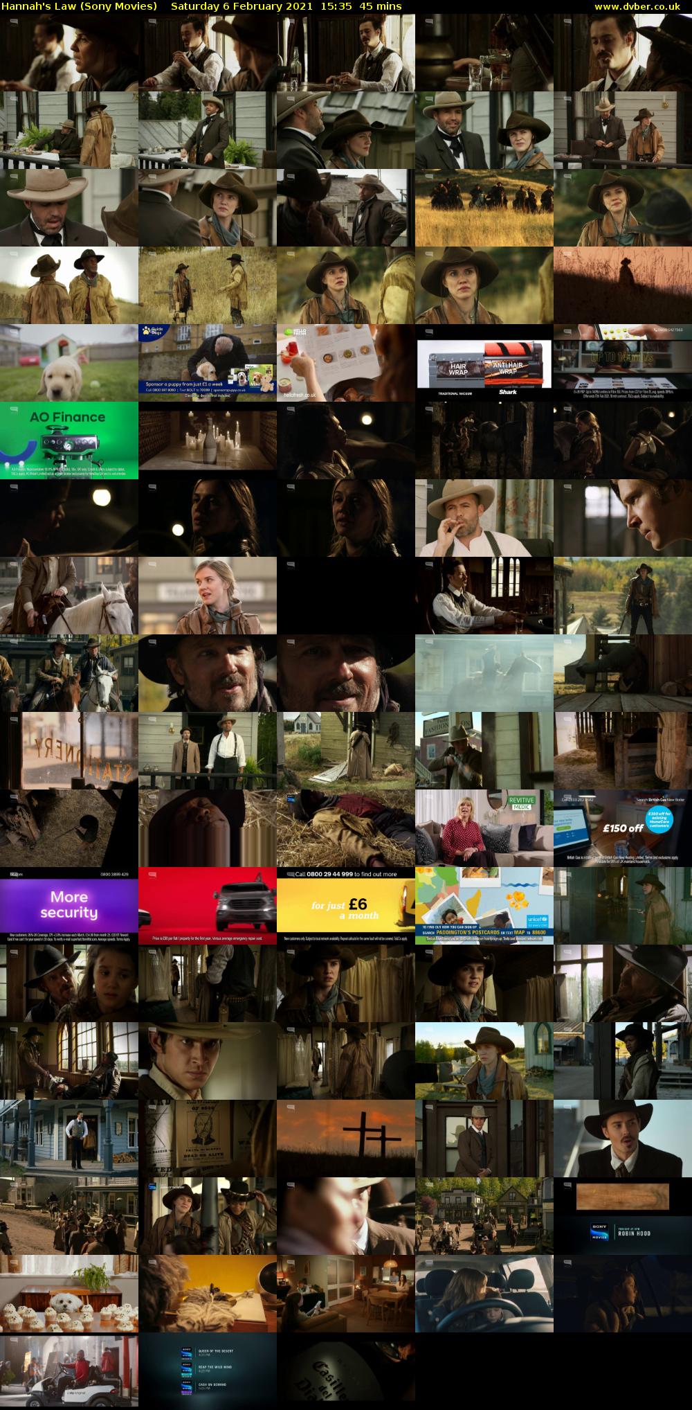 Hannah's Law (Sony Movies) Saturday 6 February 2021 15:35 - 16:20