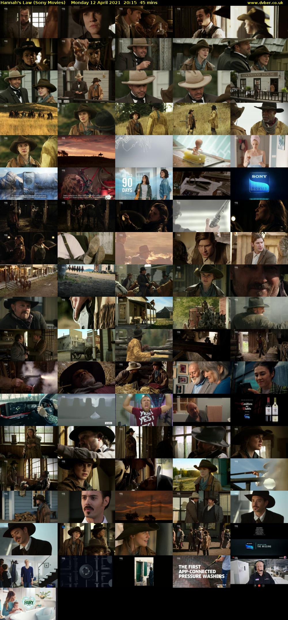Hannah's Law (Sony Movies) Monday 12 April 2021 20:15 - 21:00