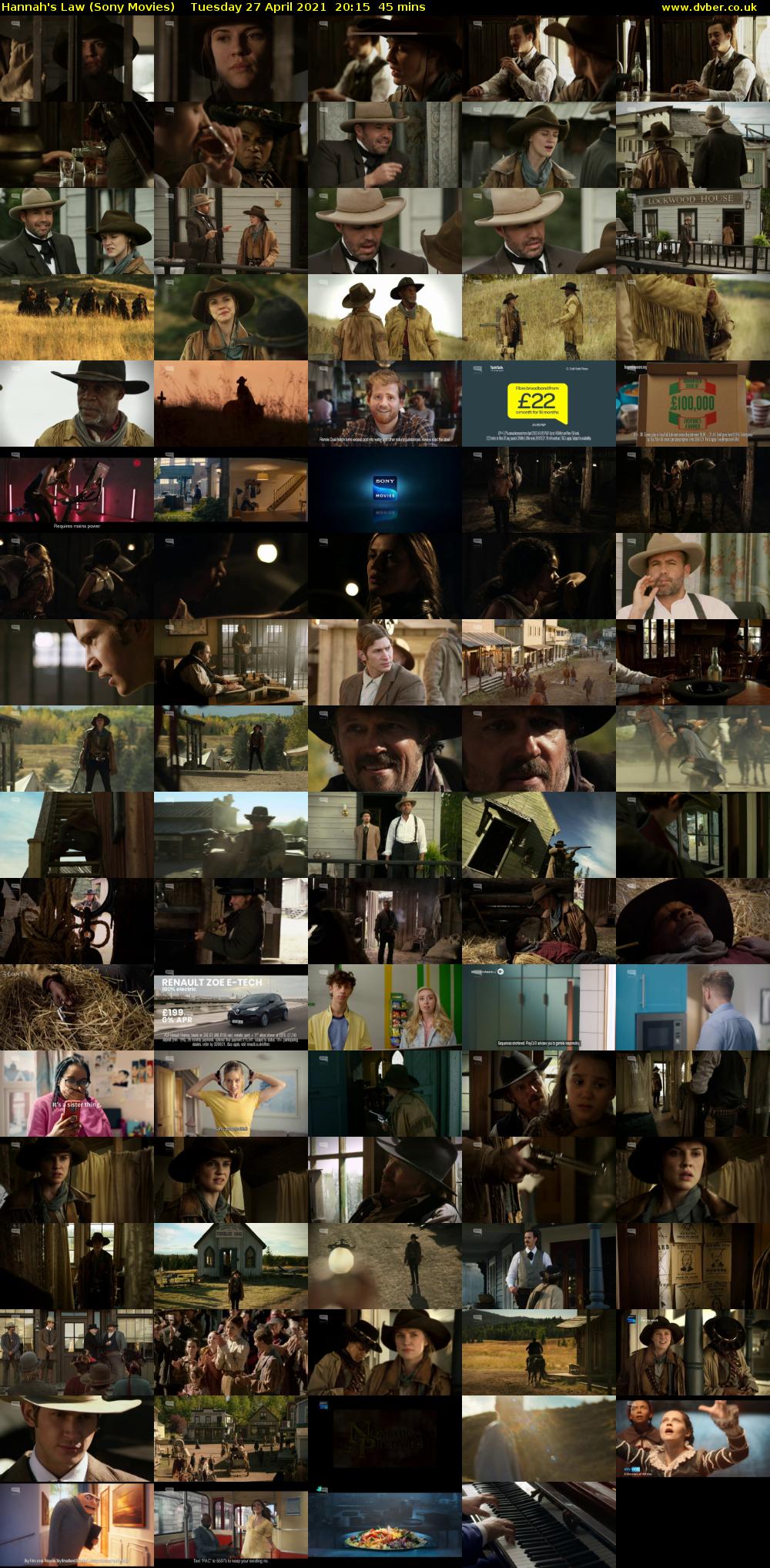 Hannah's Law (Sony Movies) Tuesday 27 April 2021 20:15 - 21:00
