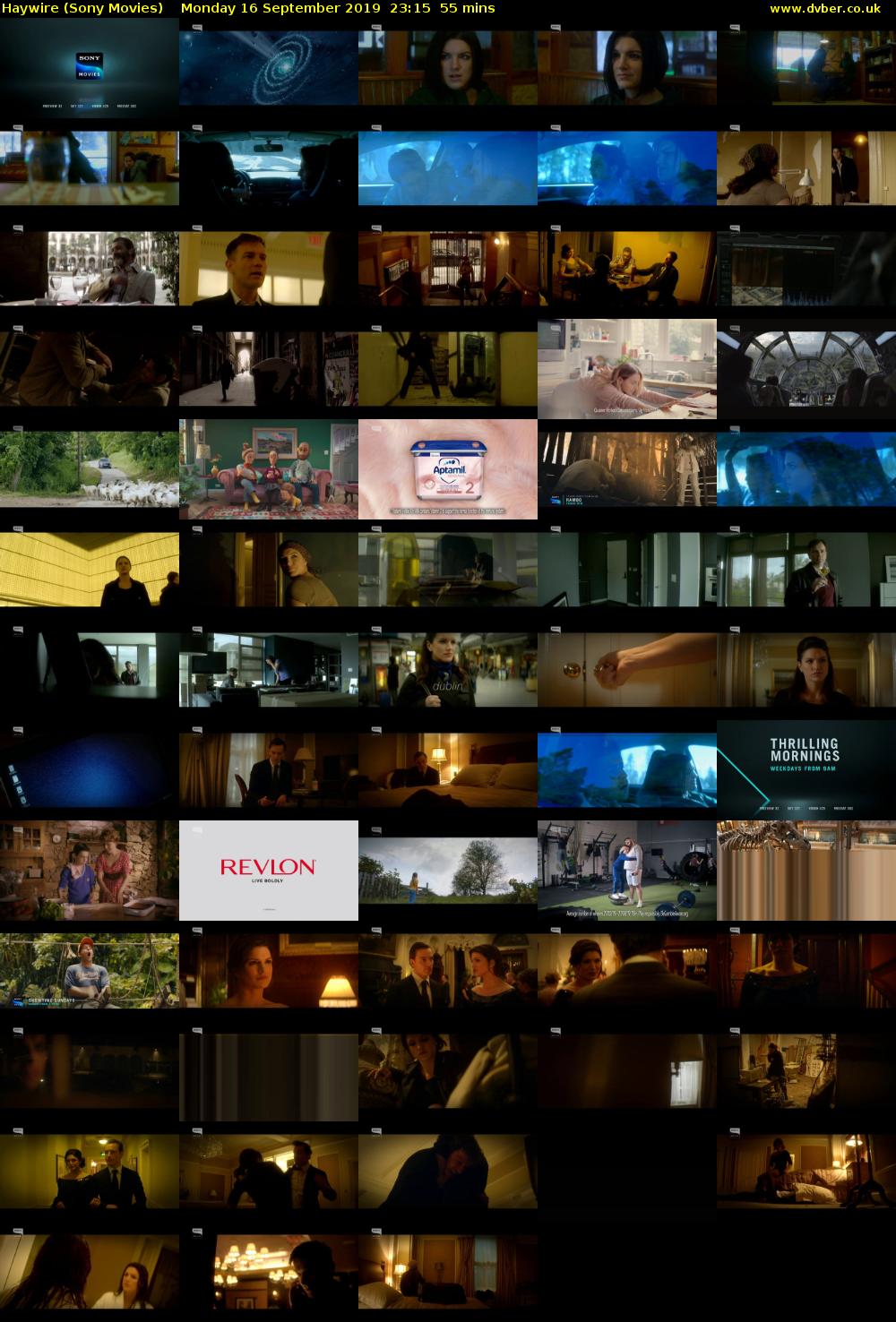 Haywire (Sony Movies) Monday 16 September 2019 23:15 - 00:10
