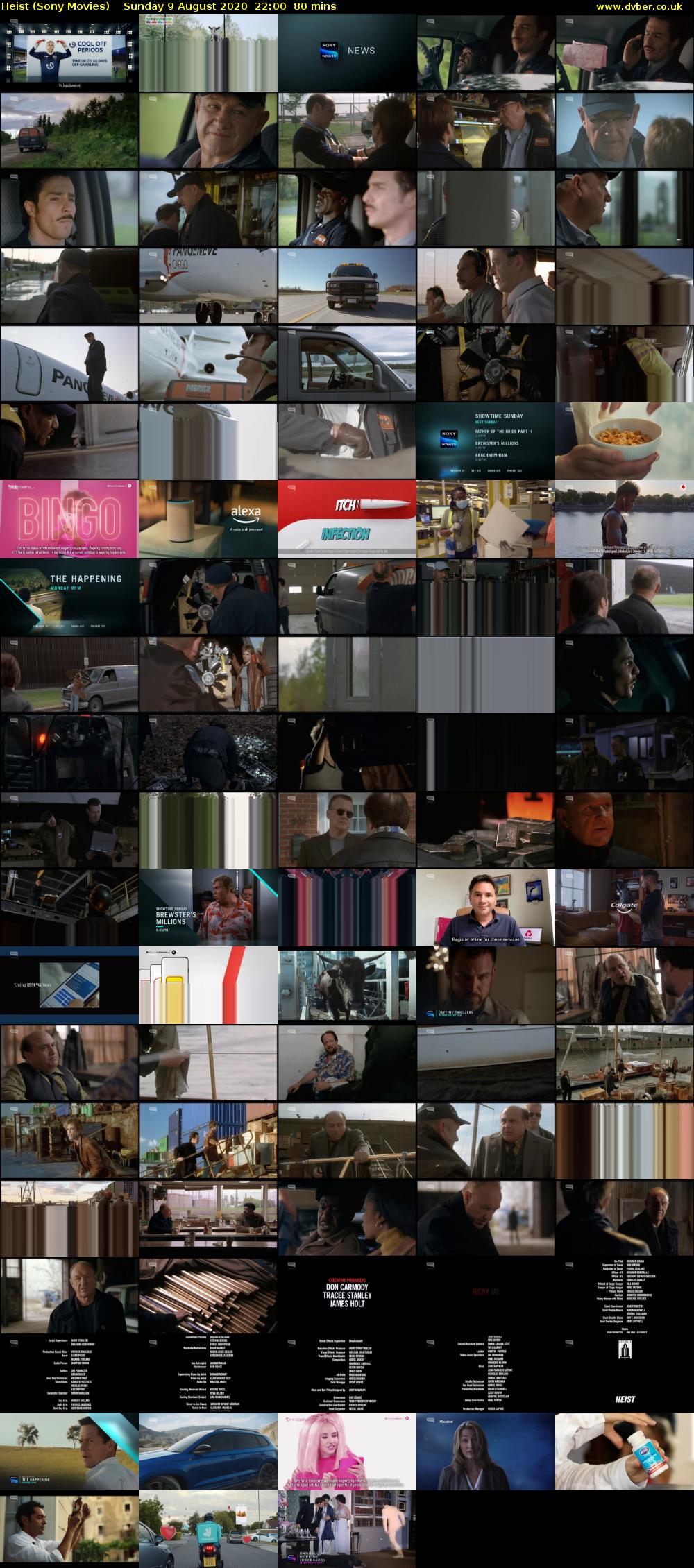 Heist (Sony Movies) Sunday 9 August 2020 22:00 - 23:20
