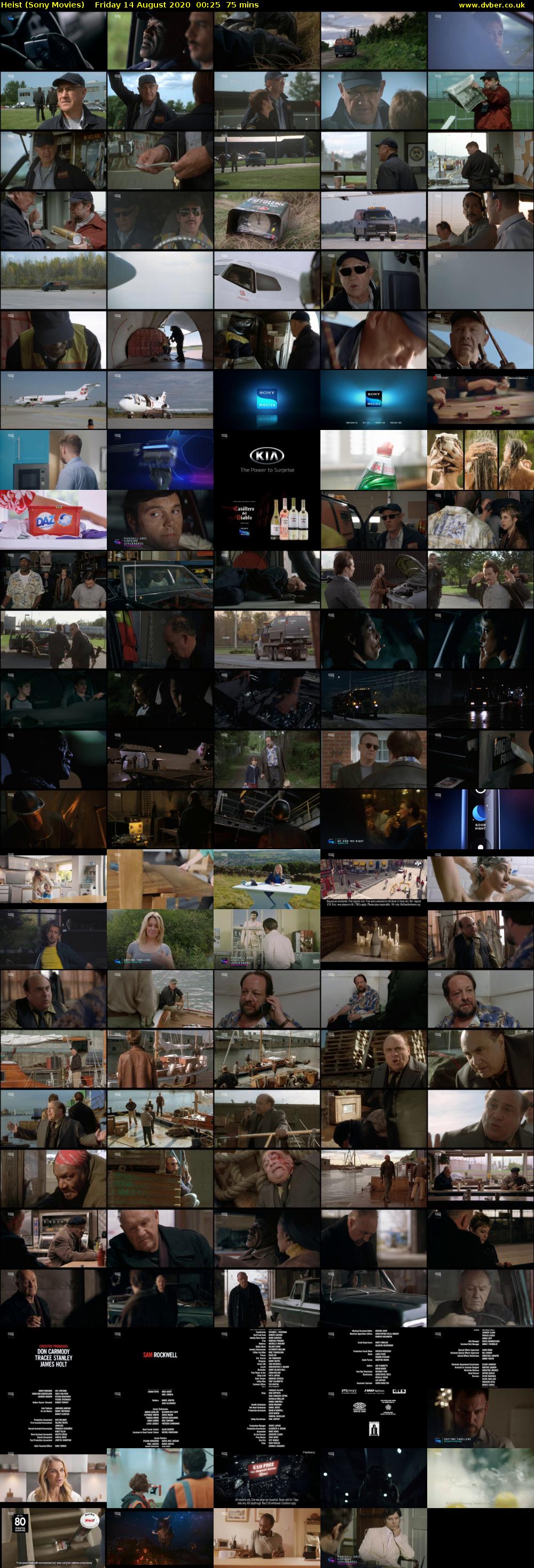 Heist (Sony Movies) Friday 14 August 2020 00:25 - 01:40