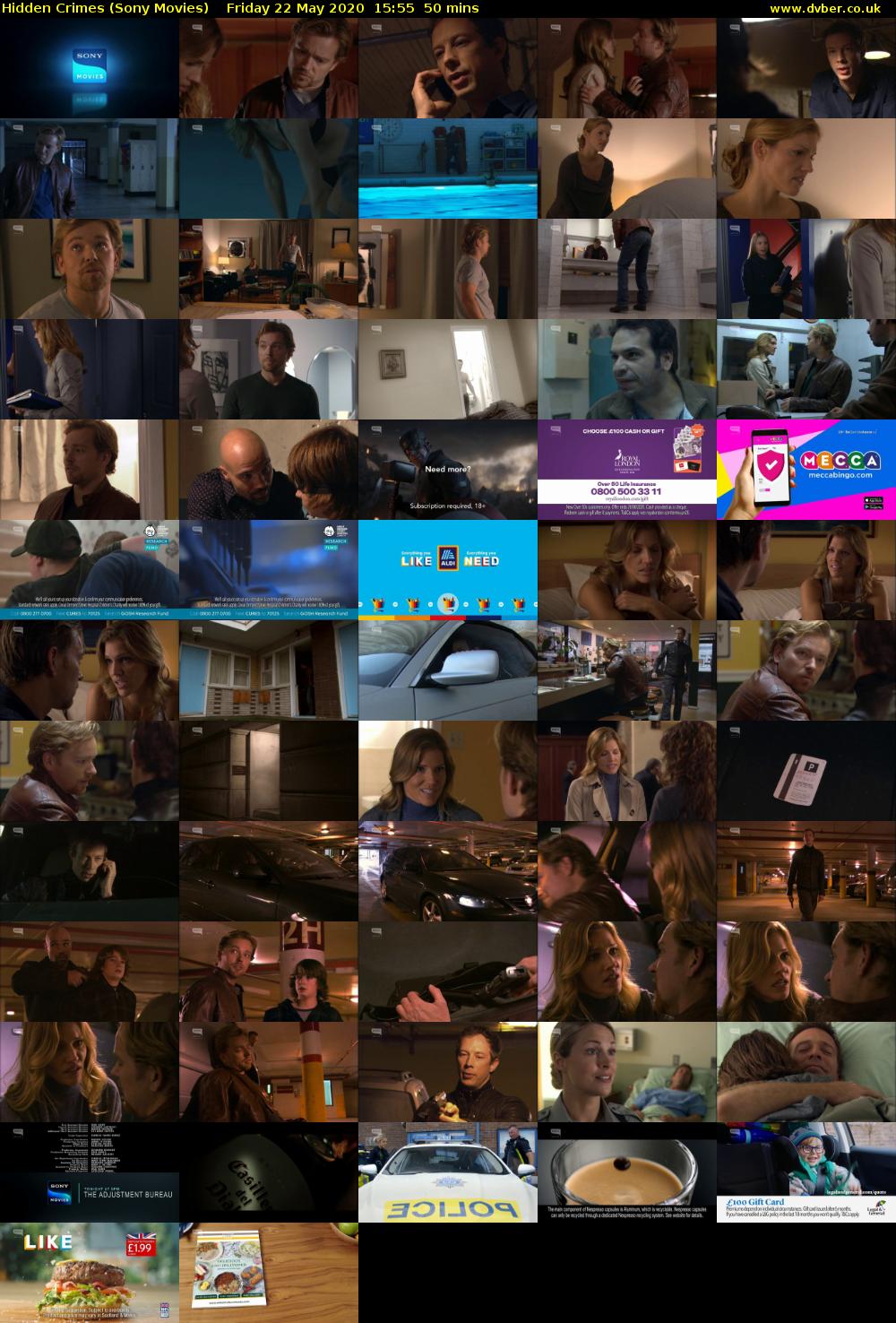 Hidden Crimes (Sony Movies) Friday 22 May 2020 15:55 - 16:45
