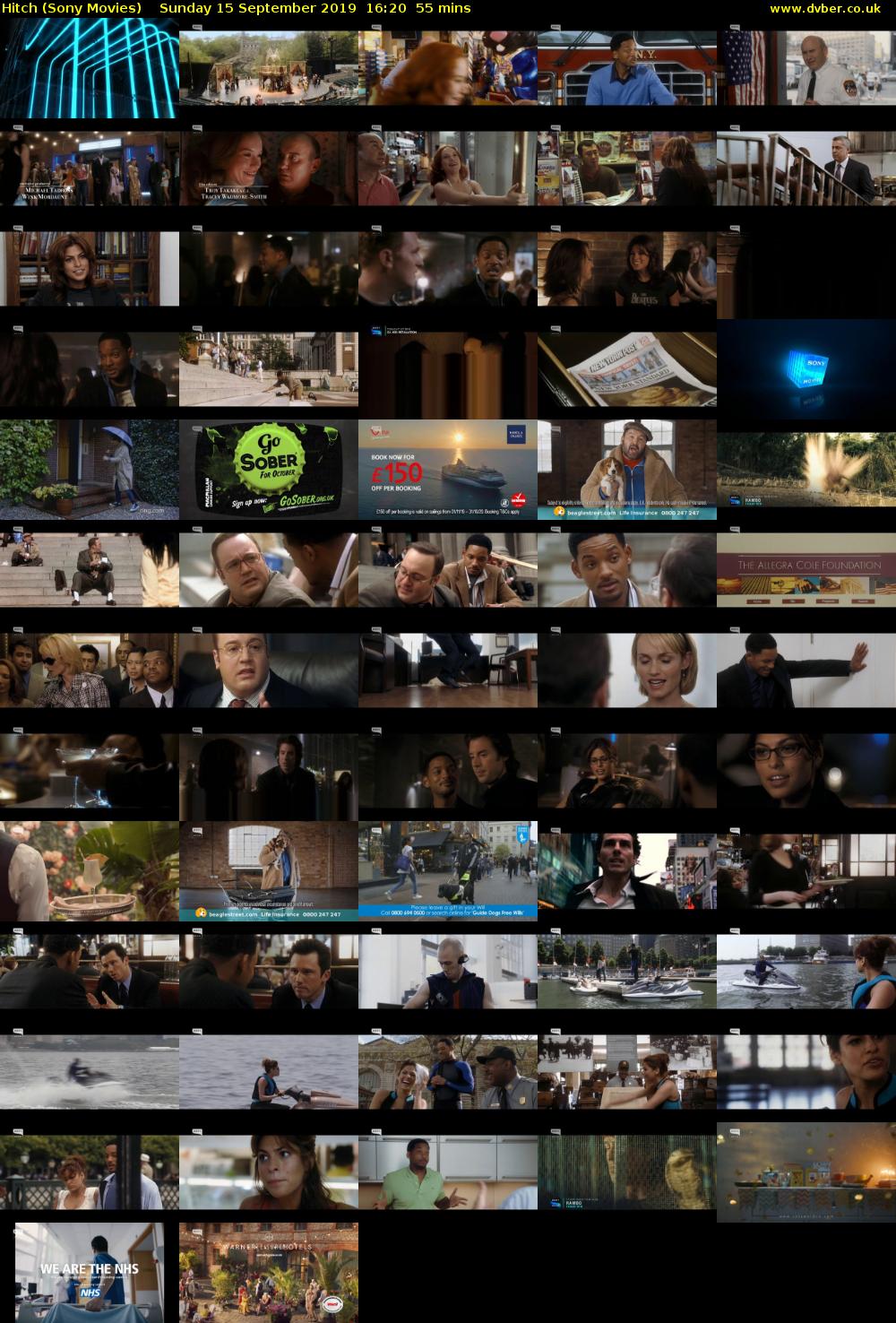 Hitch (Sony Movies) Sunday 15 September 2019 16:20 - 17:15
