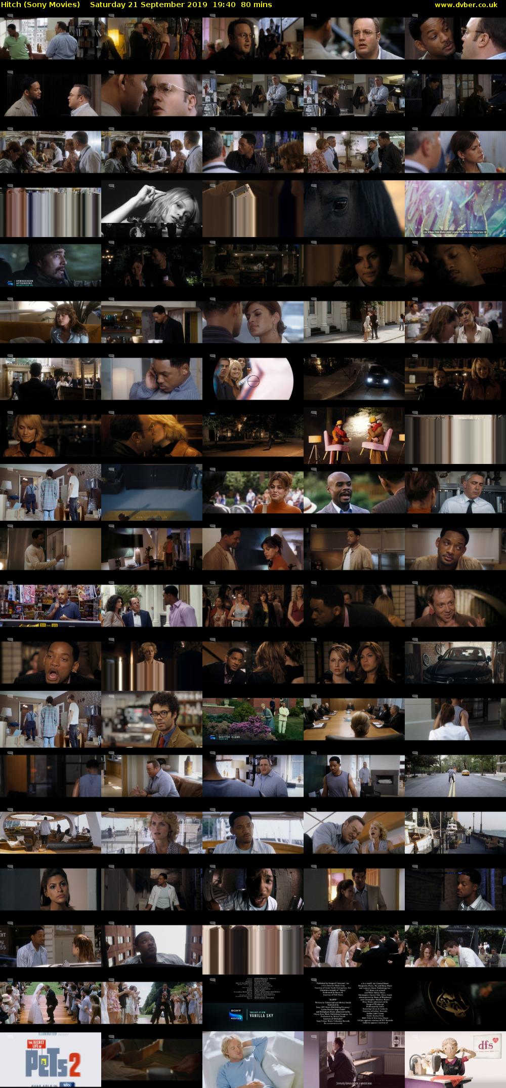 Hitch (Sony Movies) Saturday 21 September 2019 19:40 - 21:00