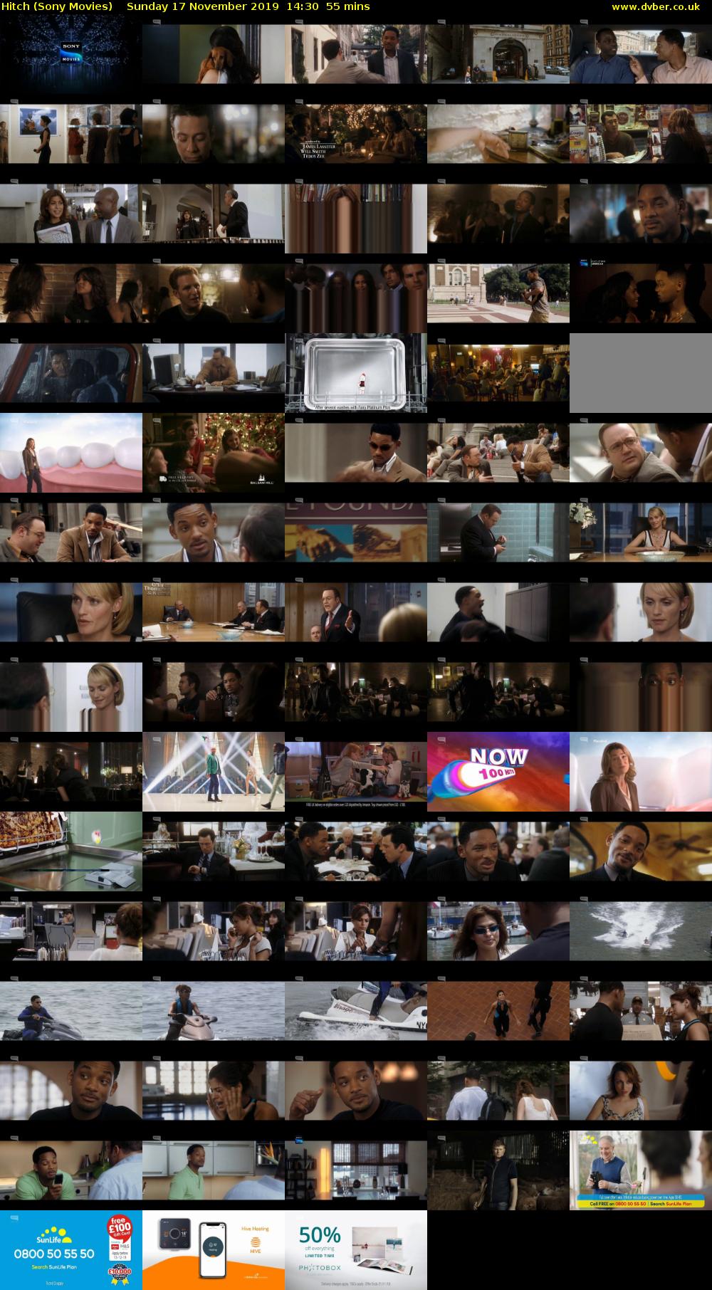 Hitch (Sony Movies) Sunday 17 November 2019 14:30 - 15:25