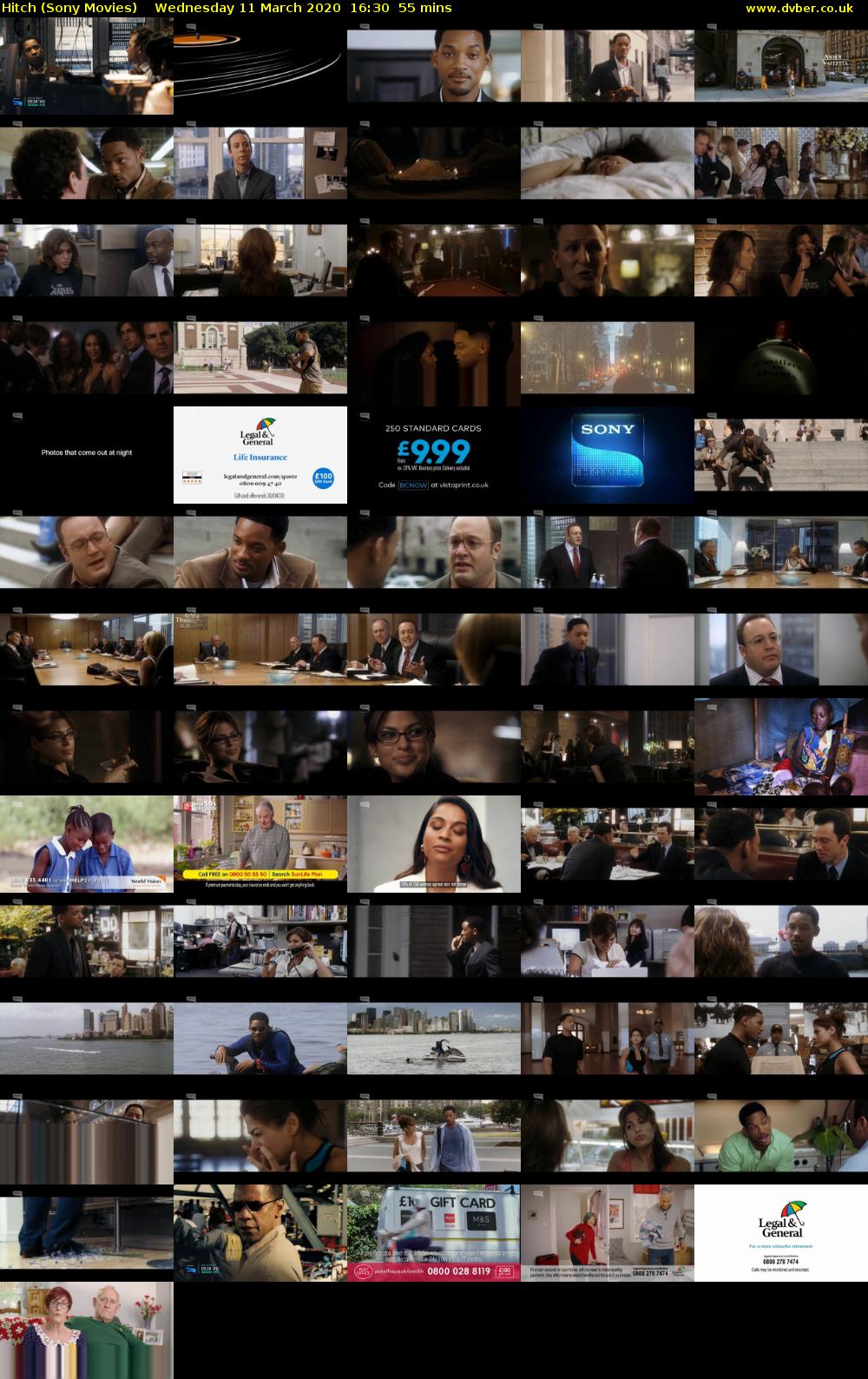 Hitch (Sony Movies) Wednesday 11 March 2020 16:30 - 17:25