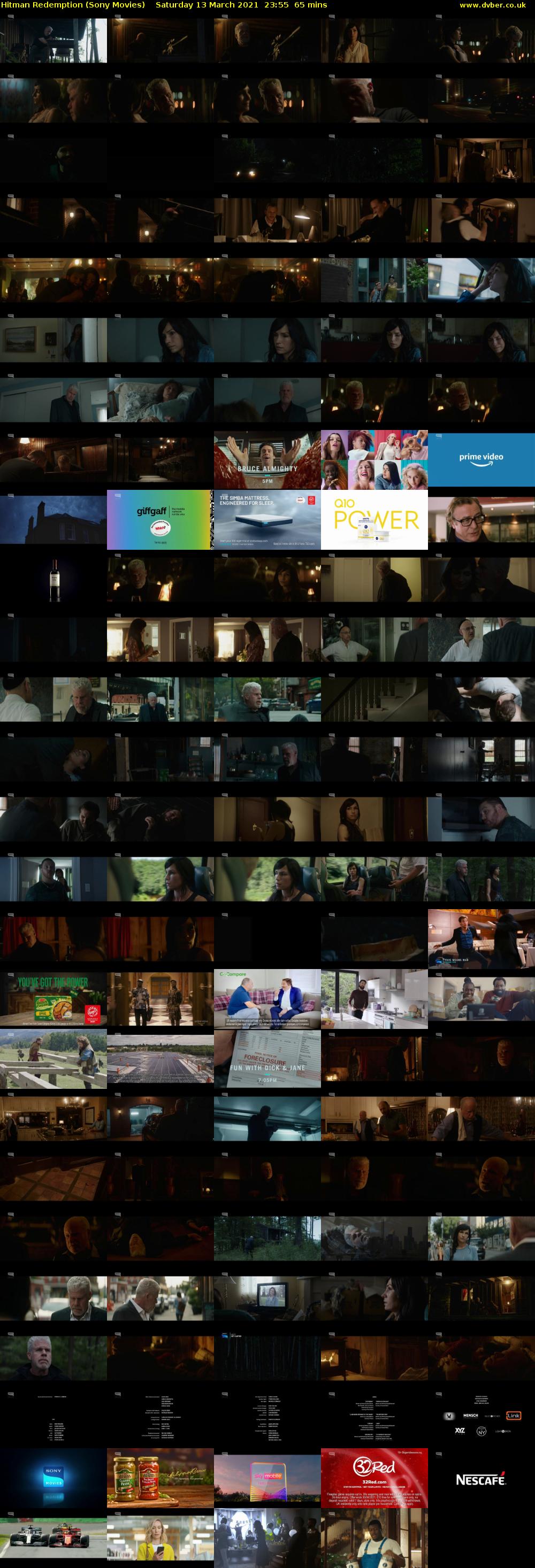 Hitman Redemption (Sony Movies) Saturday 13 March 2021 23:55 - 01:00
