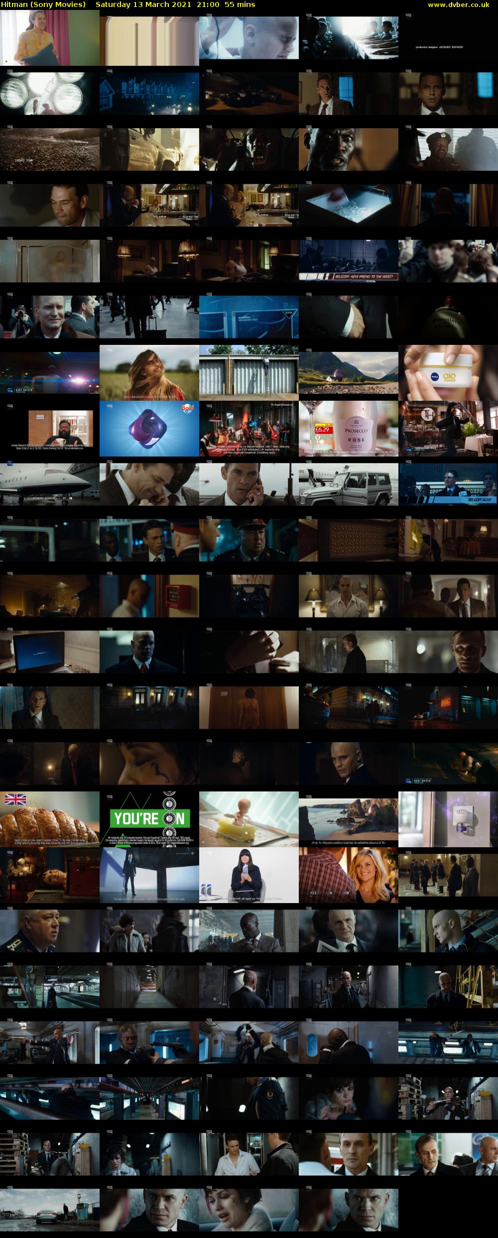 Hitman (Sony Movies) Saturday 13 March 2021 21:00 - 21:55