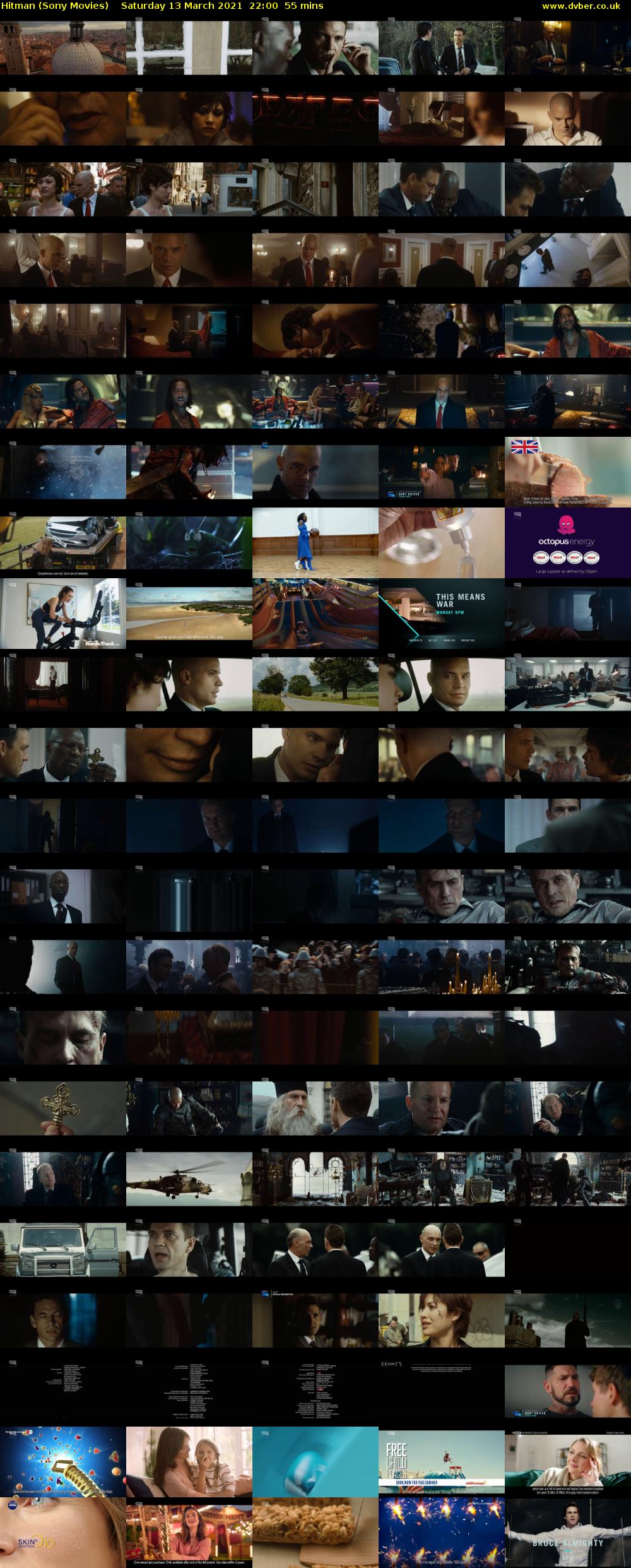 Hitman (Sony Movies) Saturday 13 March 2021 22:00 - 22:55