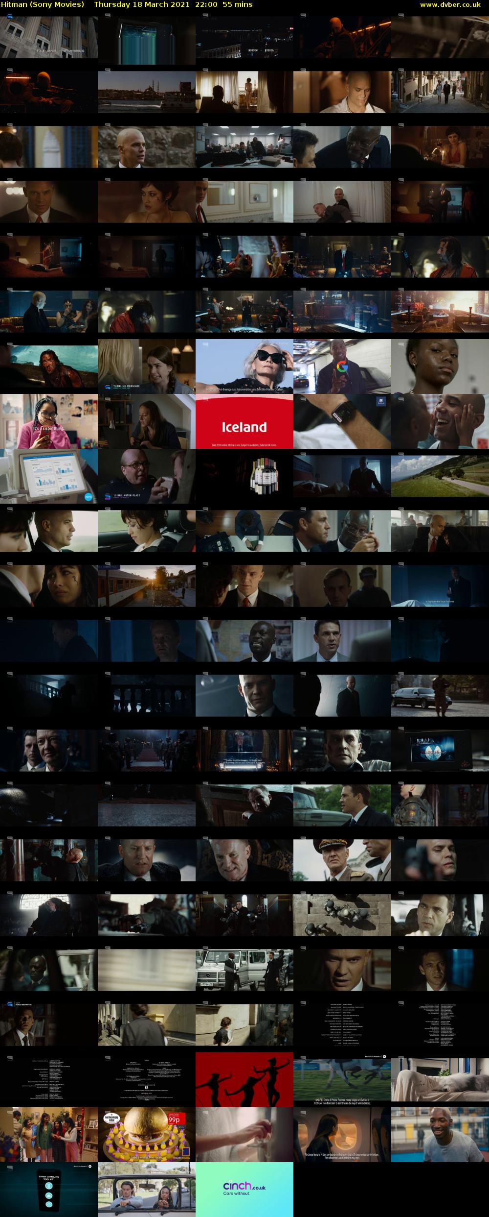 Hitman (Sony Movies) Thursday 18 March 2021 22:00 - 22:55