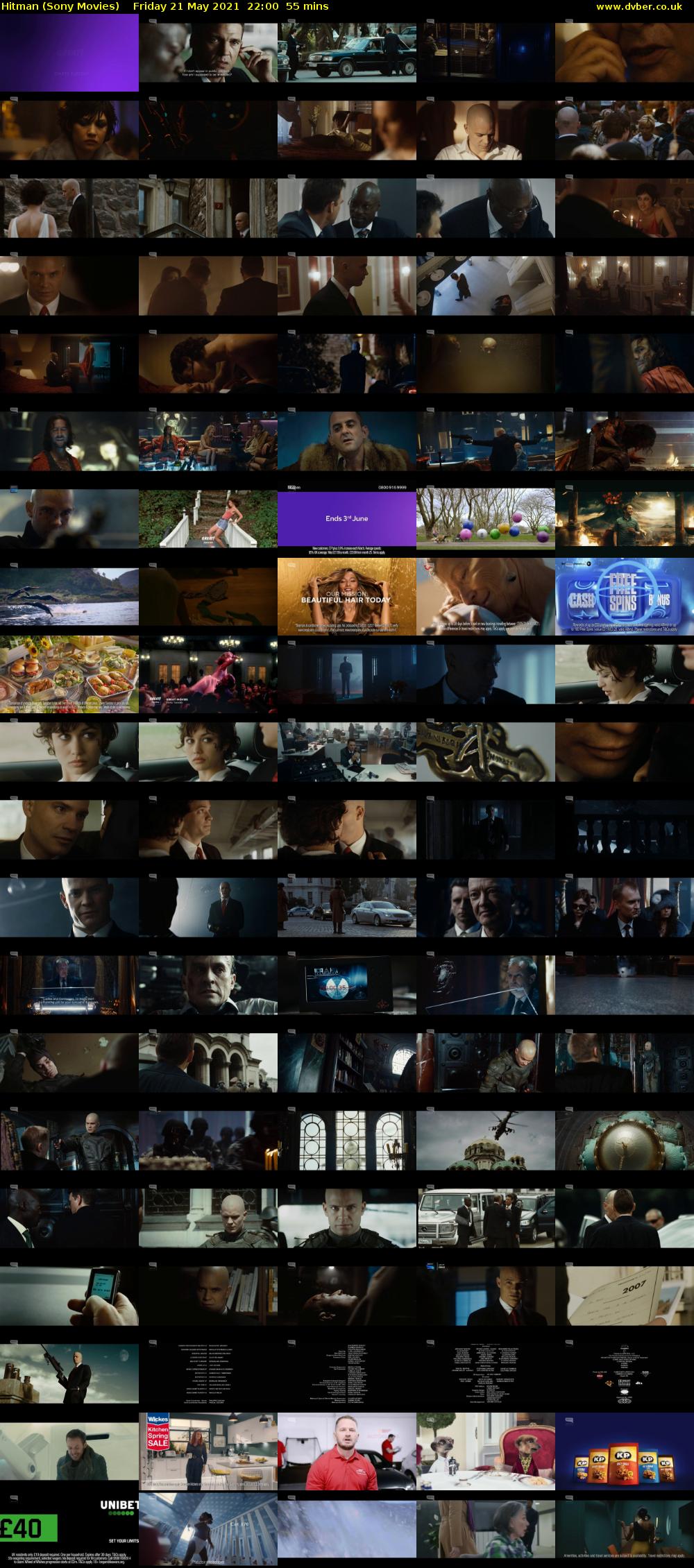 Hitman (Sony Movies) Friday 21 May 2021 22:00 - 22:55
