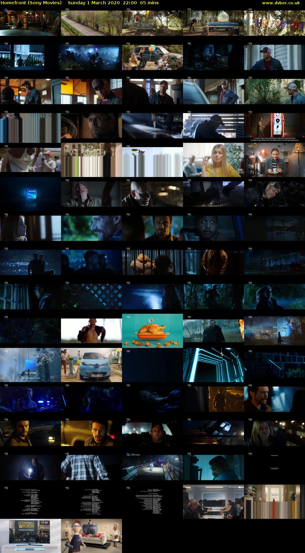 Homefront (Sony Movies) Sunday 1 March 2020 22:00 - 23:05