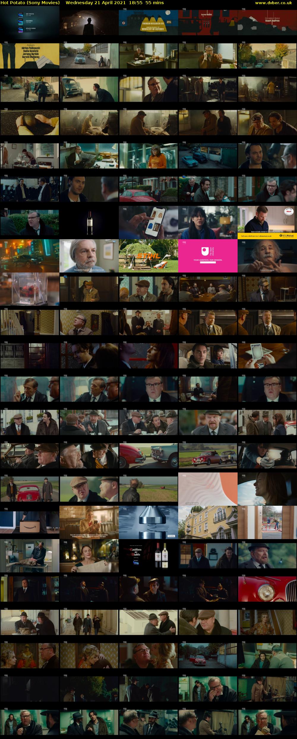 Hot Potato (Sony Movies) Wednesday 21 April 2021 18:55 - 19:50