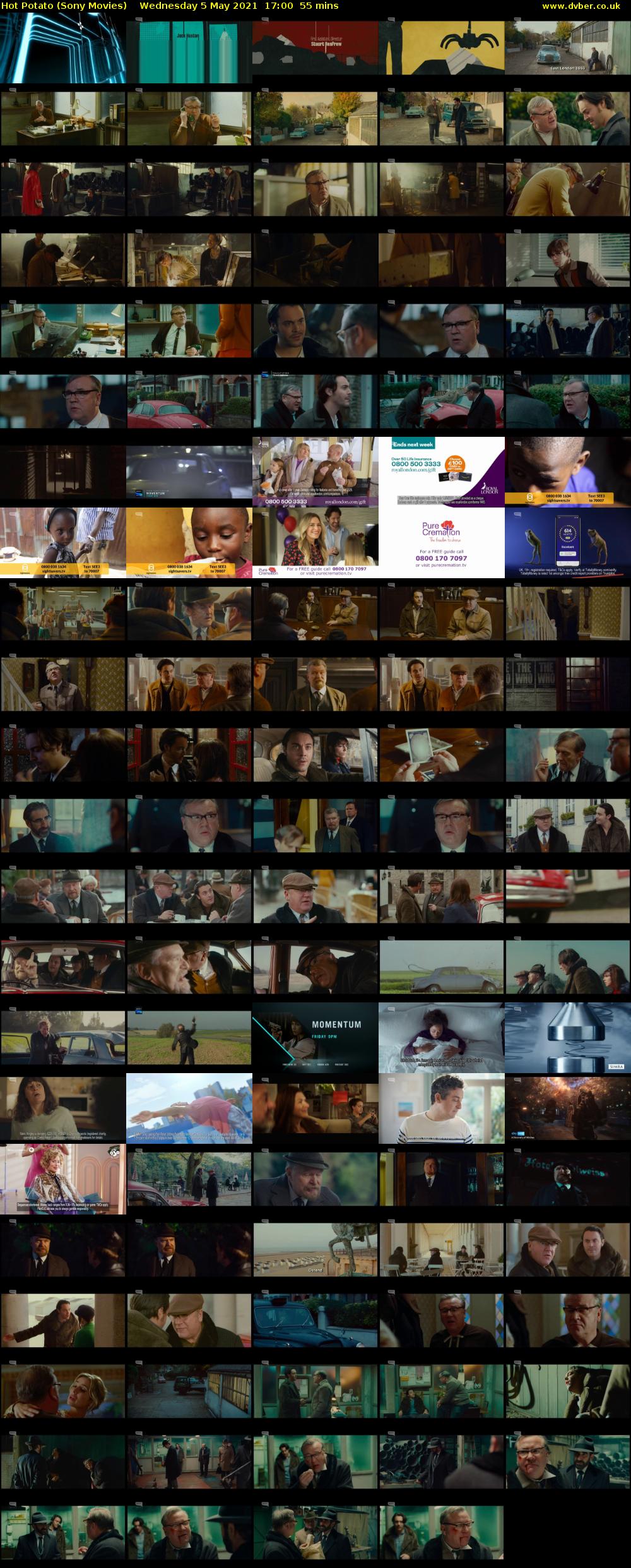 Hot Potato (Sony Movies) Wednesday 5 May 2021 17:00 - 17:55