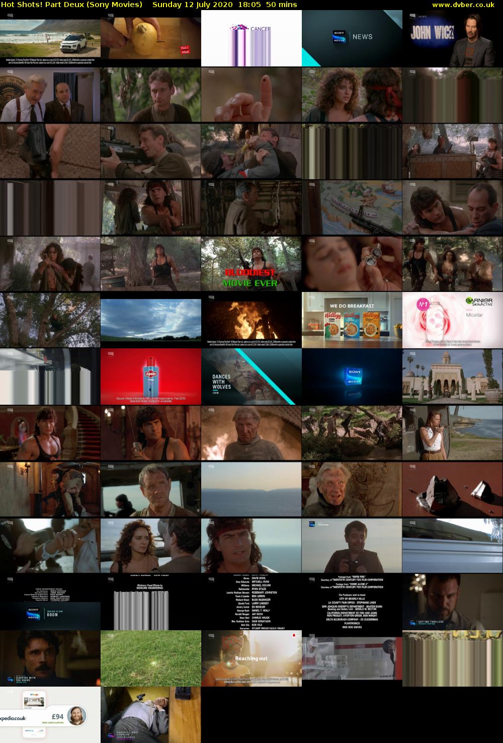 Hot Shots! Part Deux (Sony Movies) Sunday 12 July 2020 18:05 - 18:55