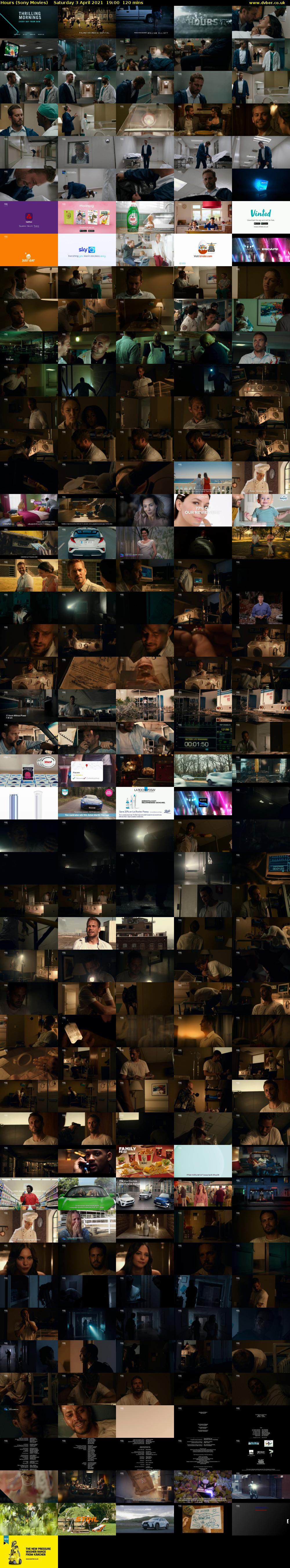 Hours (Sony Movies) Saturday 3 April 2021 19:00 - 21:00