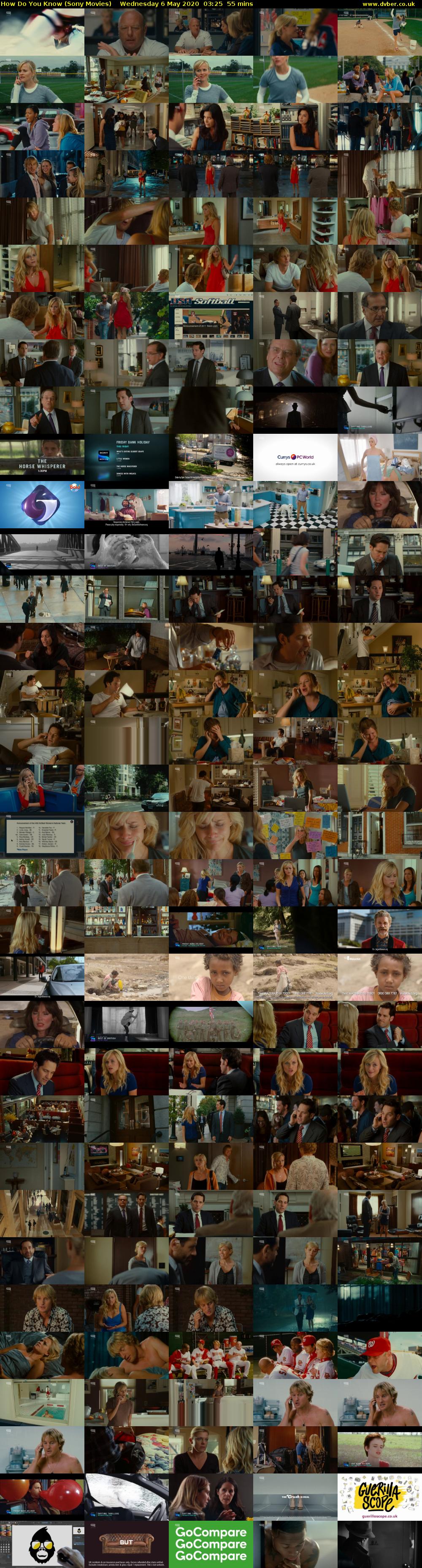 How Do You Know (Sony Movies) Wednesday 6 May 2020 03:25 - 04:20