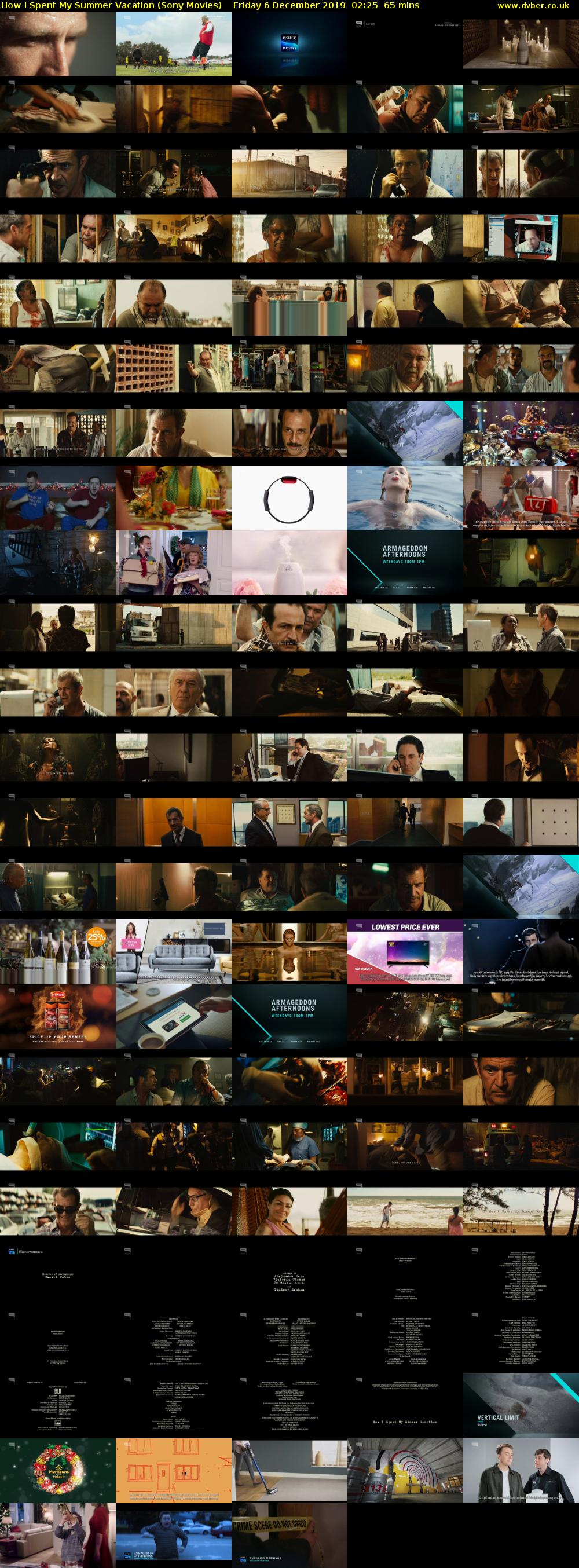 How I Spent My Summer Vacation (Sony Movies) Friday 6 December 2019 02:25 - 03:30