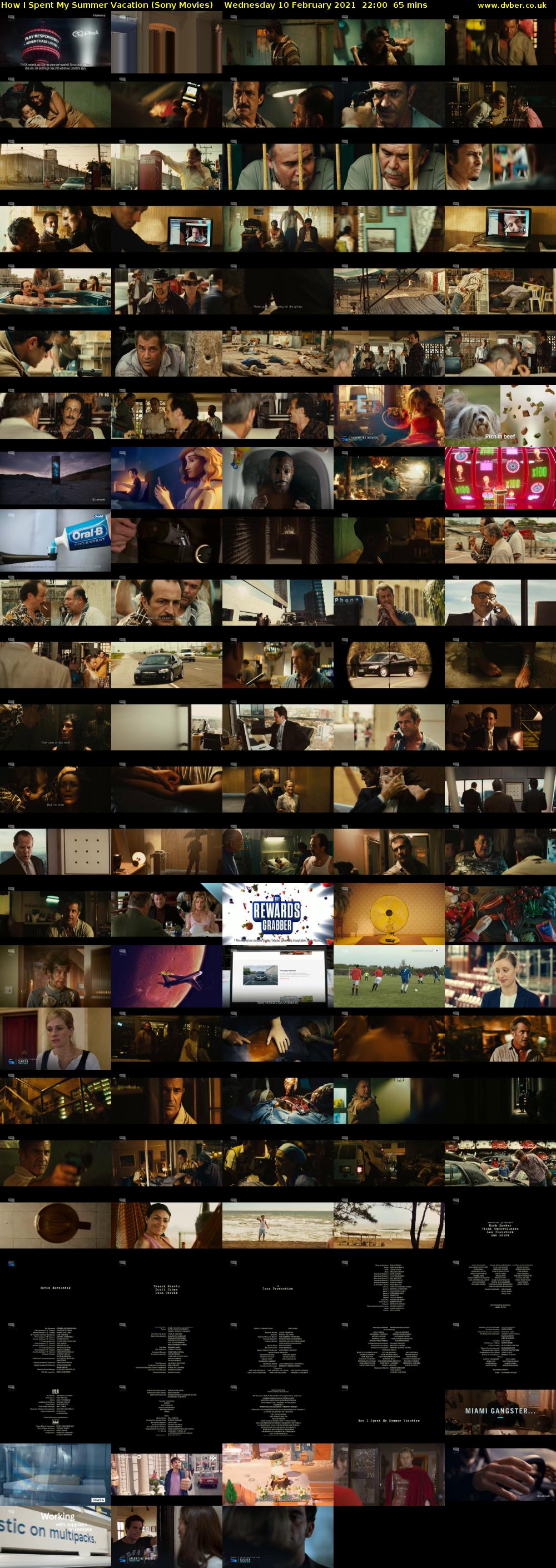 How I Spent My Summer Vacation (Sony Movies) Wednesday 10 February 2021 22:00 - 23:05