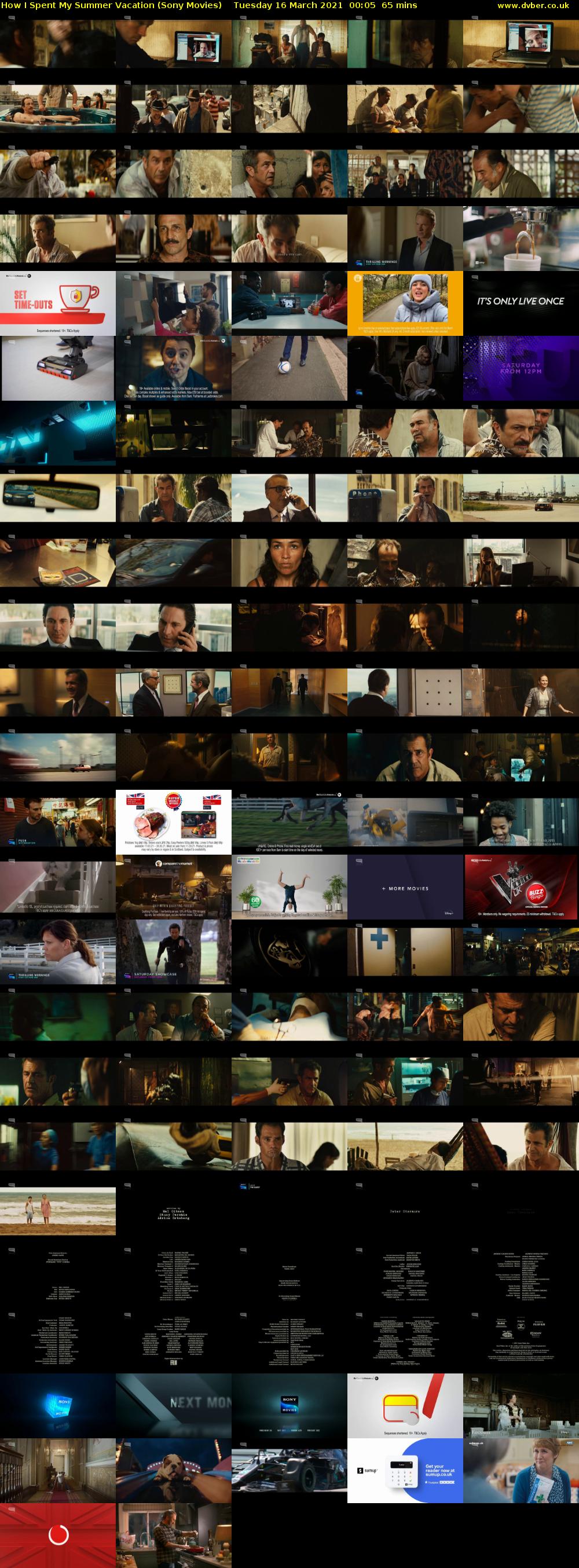 How I Spent My Summer Vacation (Sony Movies) Tuesday 16 March 2021 00:05 - 01:10