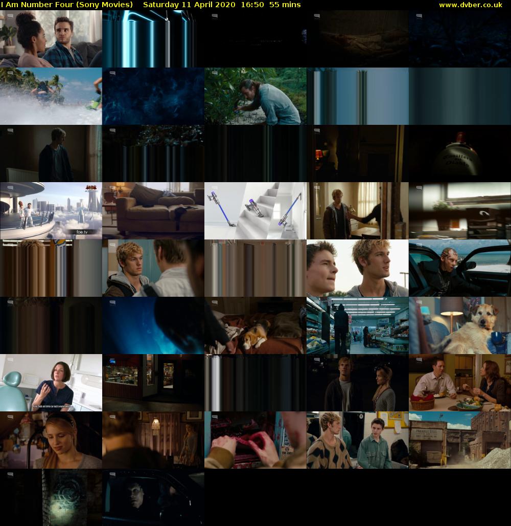 I Am Number Four (Sony Movies) Saturday 11 April 2020 16:50 - 17:45
