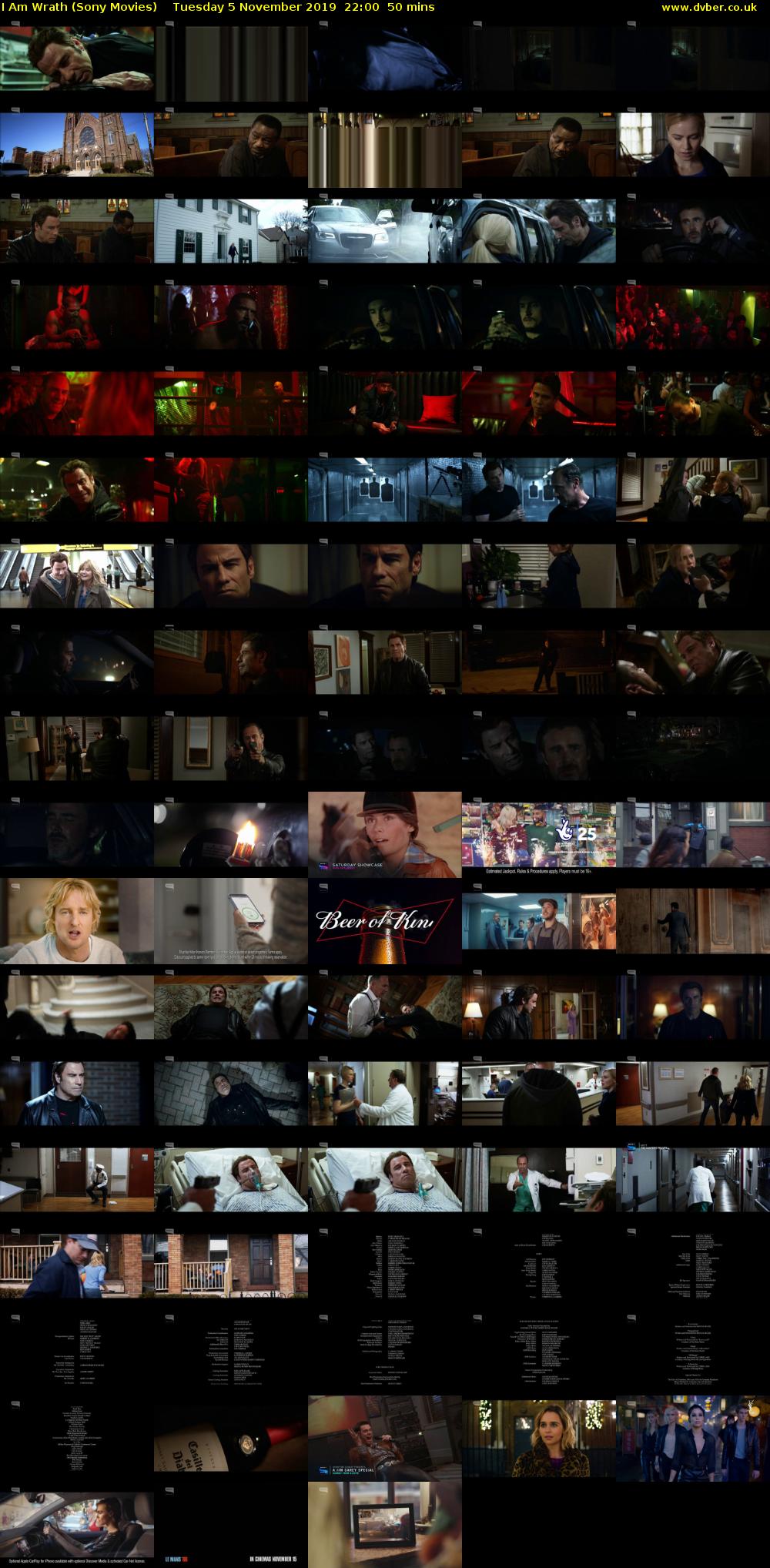 I Am Wrath (Sony Movies) Tuesday 5 November 2019 22:00 - 22:50