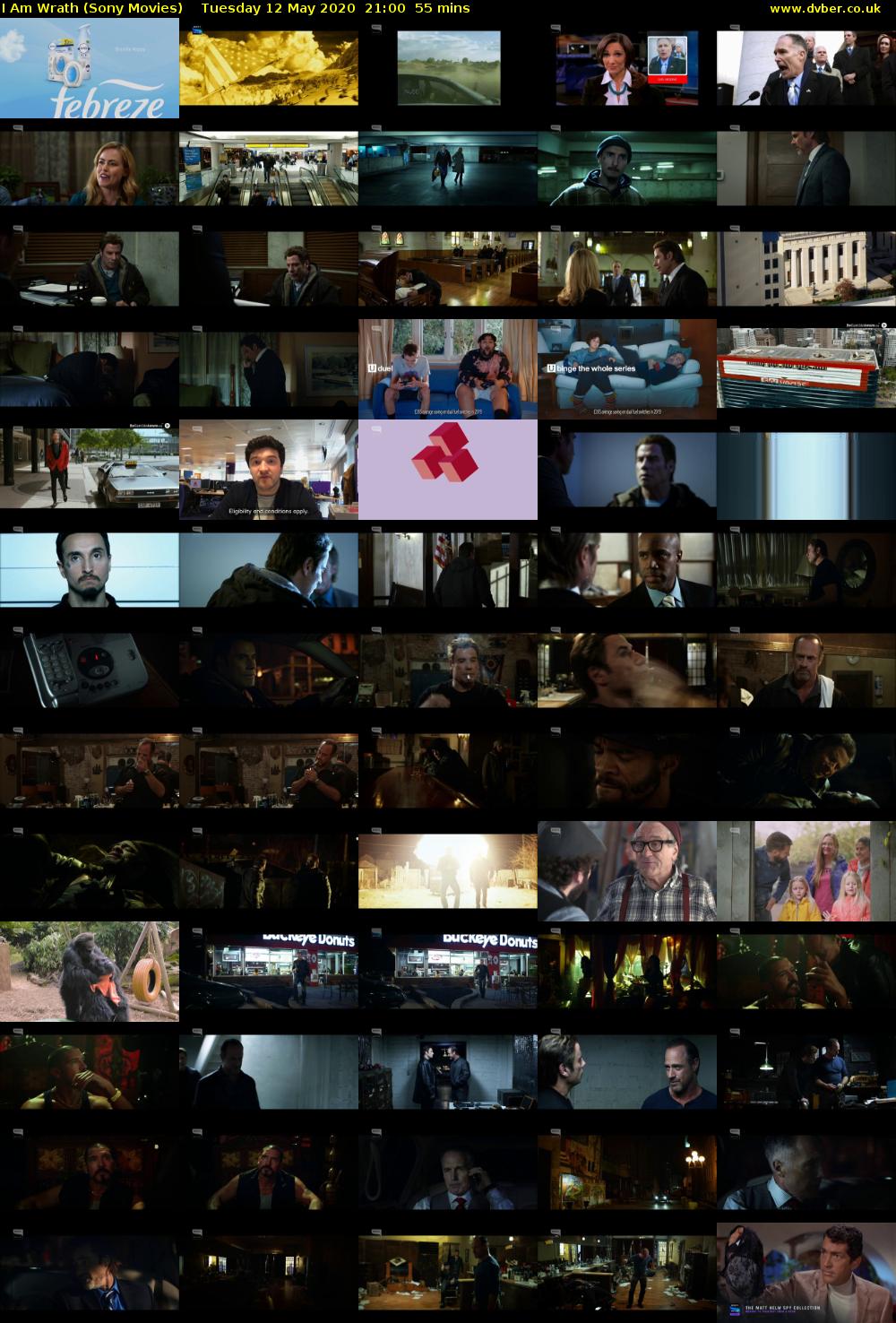 I Am Wrath (Sony Movies) Tuesday 12 May 2020 21:00 - 21:55