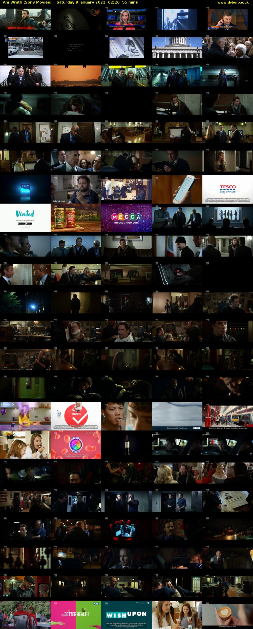 I Am Wrath (Sony Movies) Saturday 9 January 2021 02:20 - 03:15