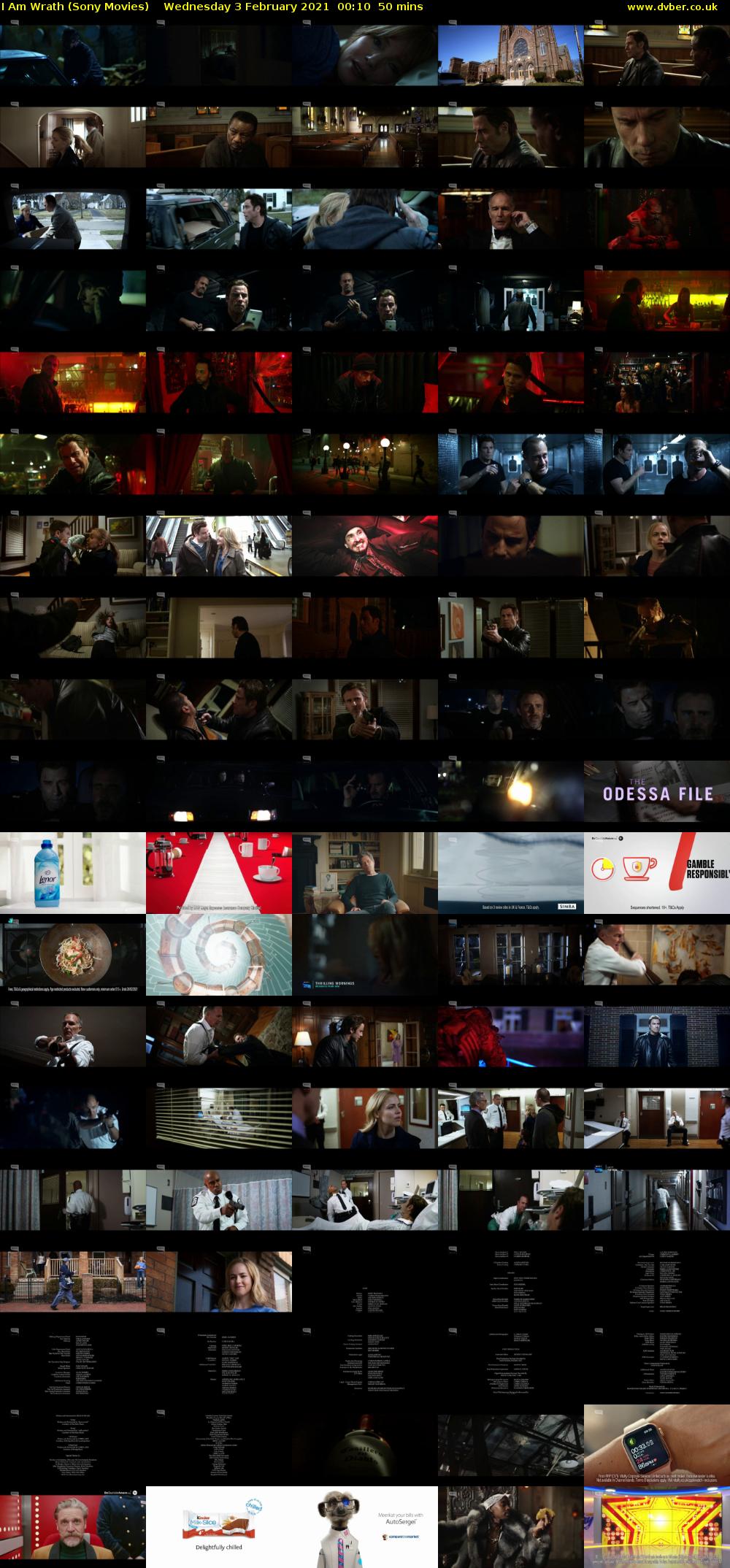 I Am Wrath (Sony Movies) Wednesday 3 February 2021 00:10 - 01:00