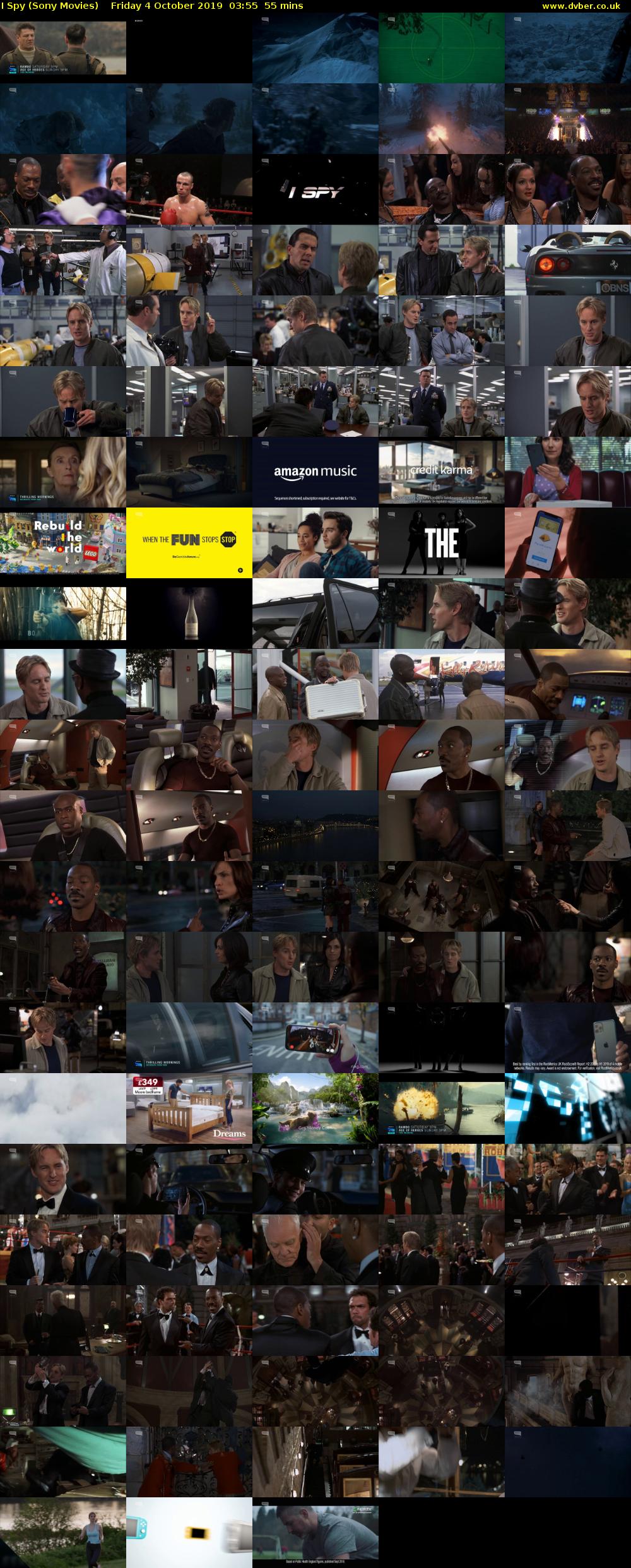 I Spy (Sony Movies) Friday 4 October 2019 03:55 - 04:50