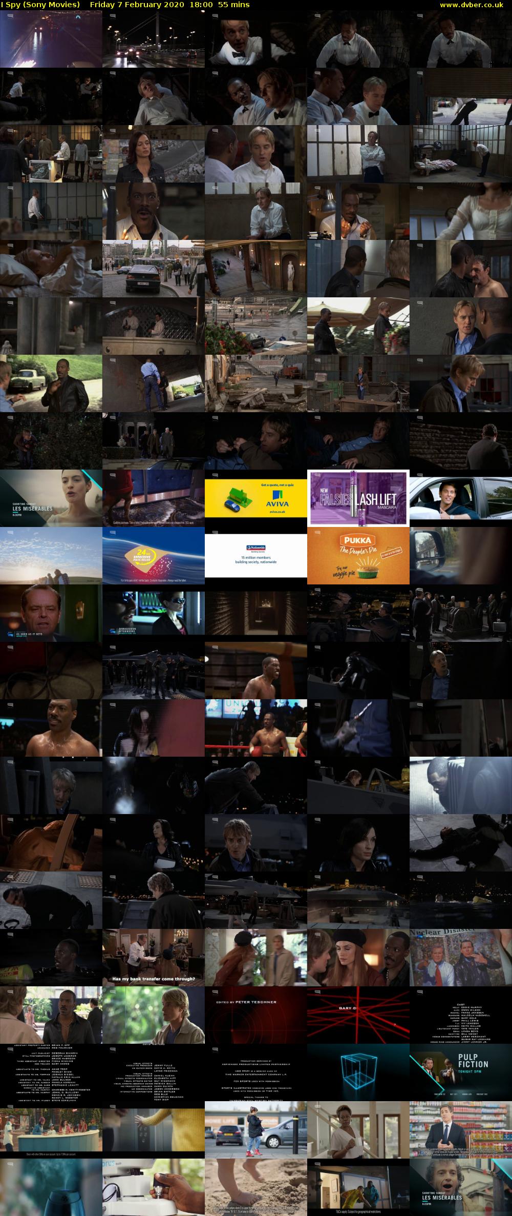 I Spy (Sony Movies) Friday 7 February 2020 18:00 - 18:55