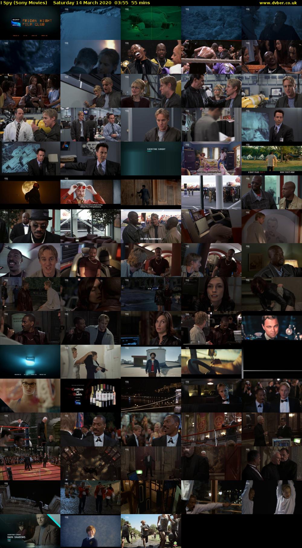 I Spy (Sony Movies) Saturday 14 March 2020 03:55 - 04:50