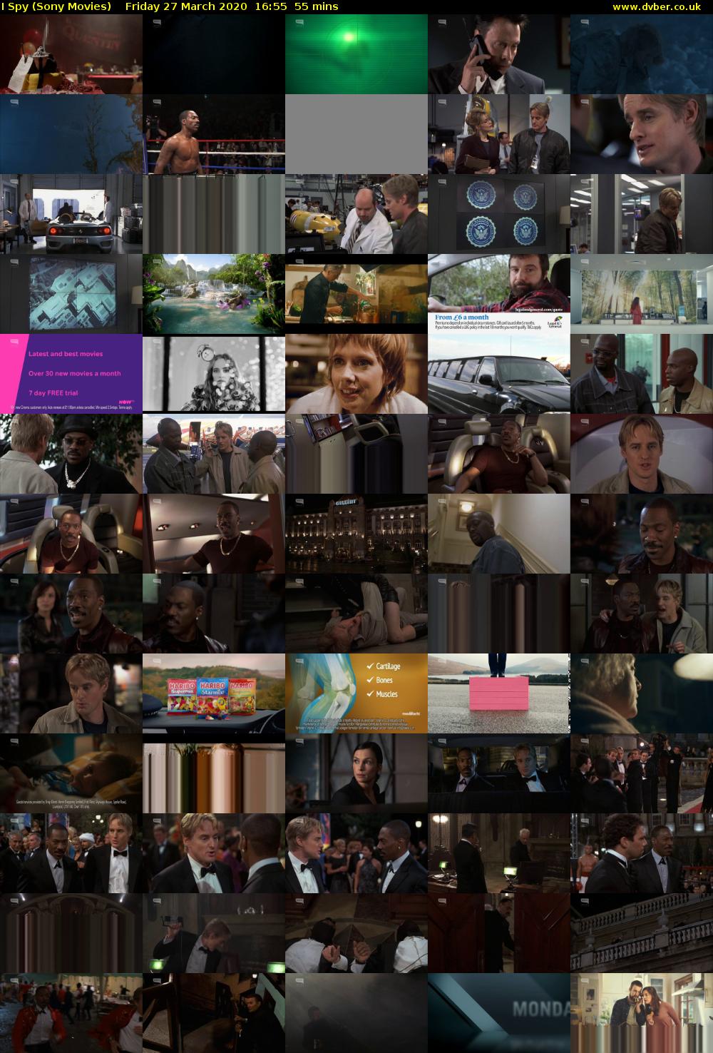 I Spy (Sony Movies) Friday 27 March 2020 16:55 - 17:50