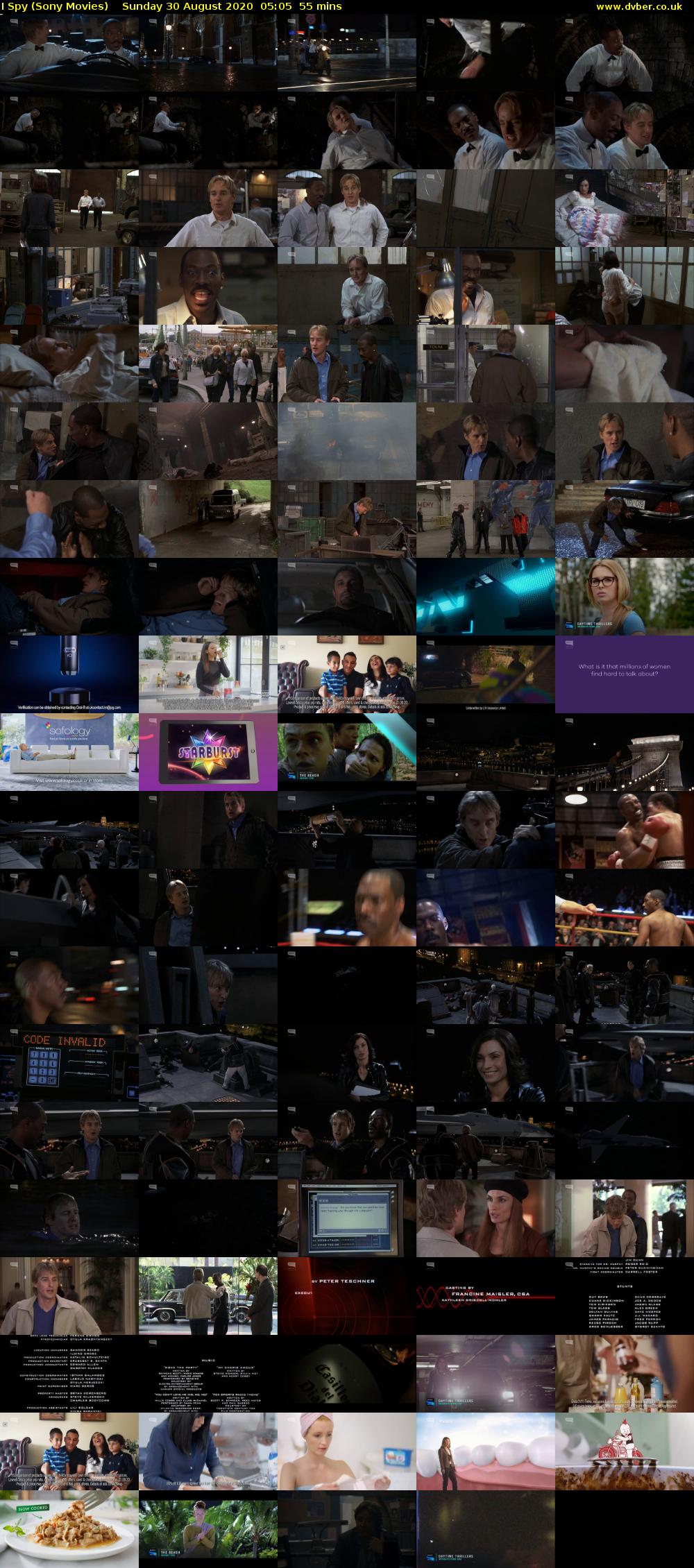 I Spy (Sony Movies) Sunday 30 August 2020 05:05 - 06:00