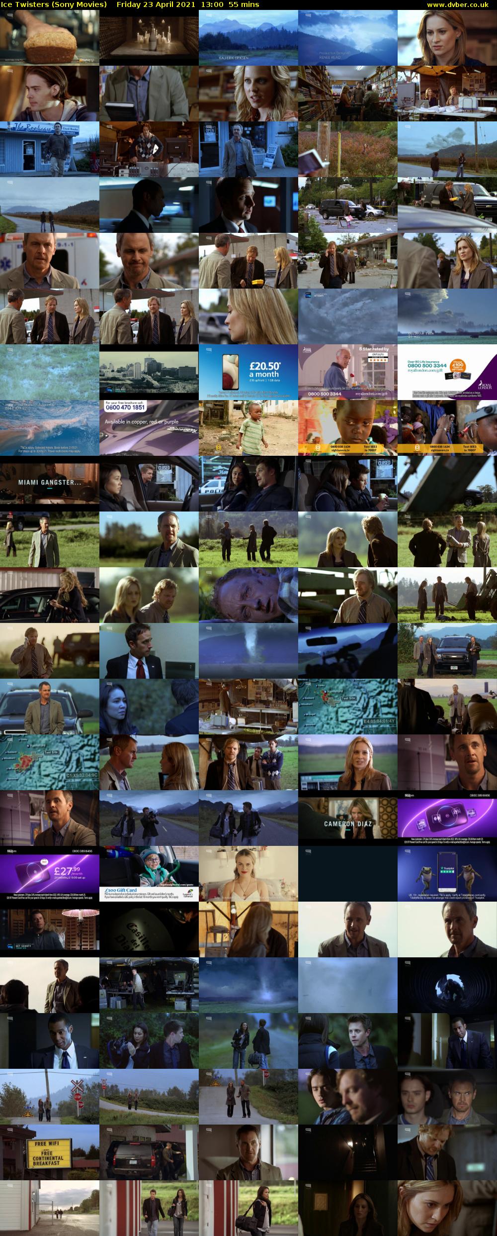 Ice Twisters (Sony Movies) Friday 23 April 2021 13:00 - 13:55