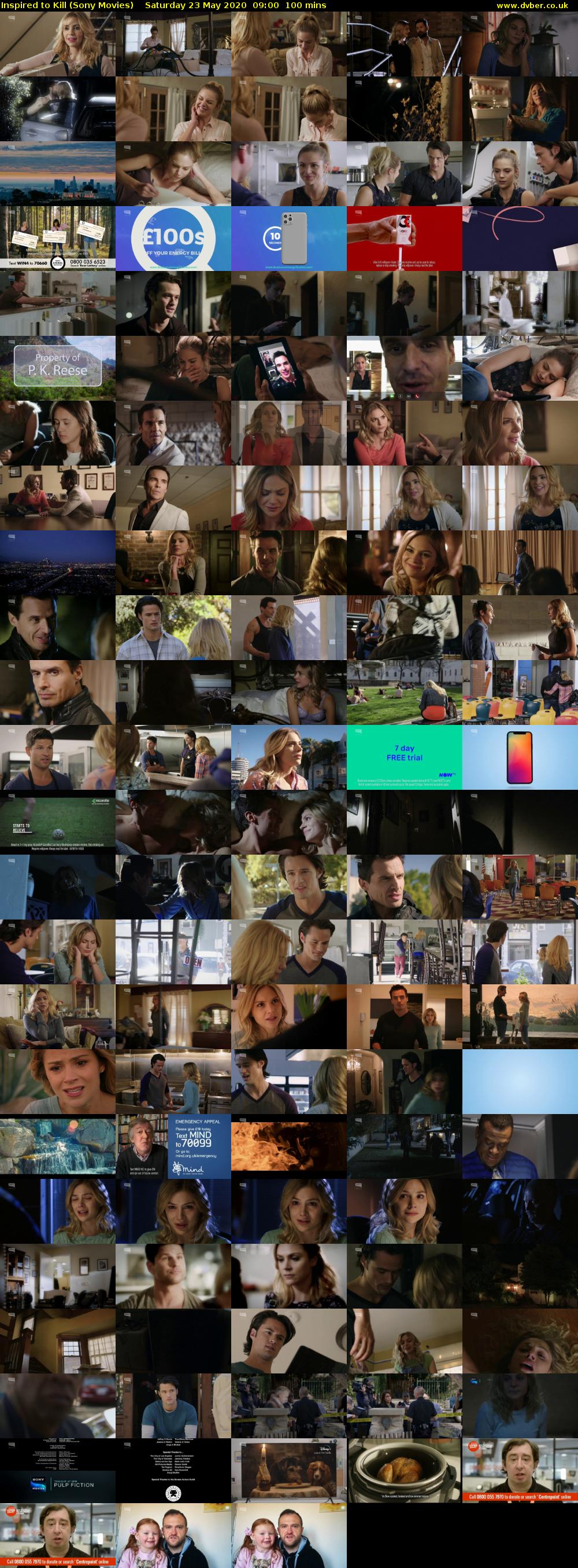 Inspired to Kill (Sony Movies) Saturday 23 May 2020 09:00 - 10:40