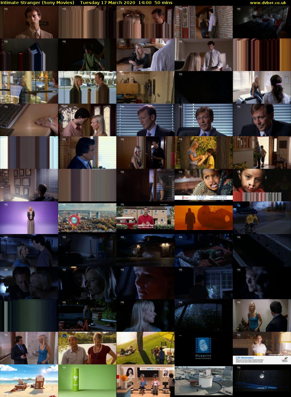 Intimate Stranger (Sony Movies) Tuesday 17 March 2020 14:00 - 14:50