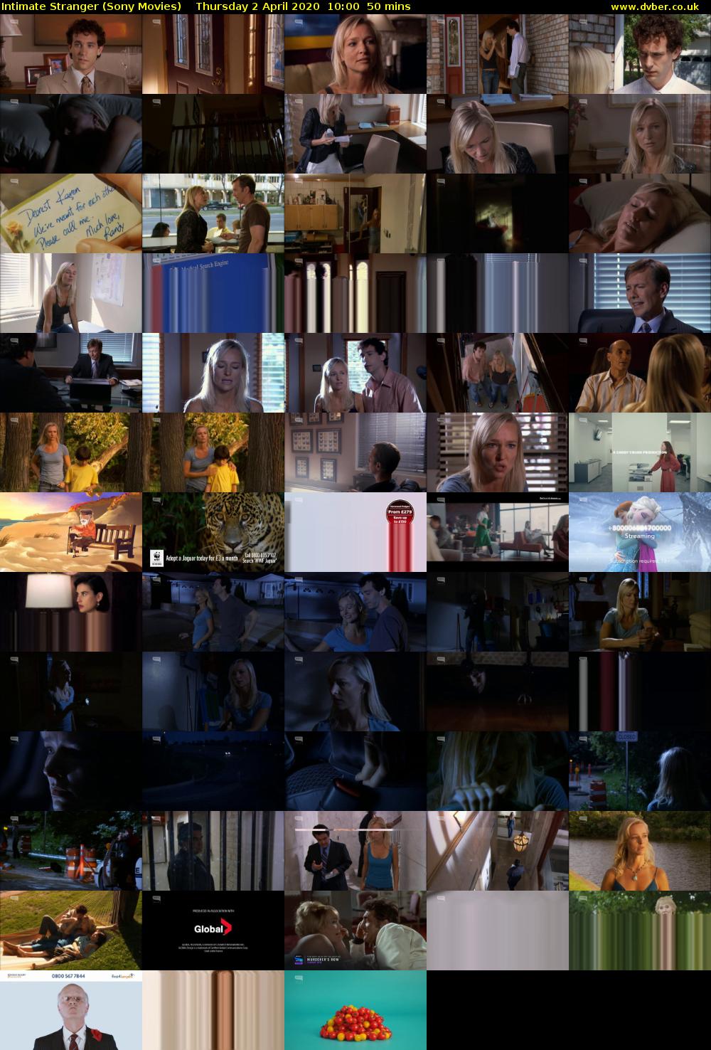 Intimate Stranger (Sony Movies) Thursday 2 April 2020 10:00 - 10:50