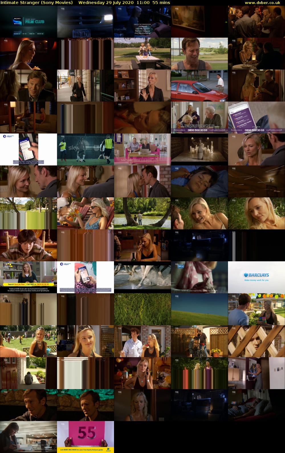 Intimate Stranger (Sony Movies) Wednesday 29 July 2020 11:00 - 11:55