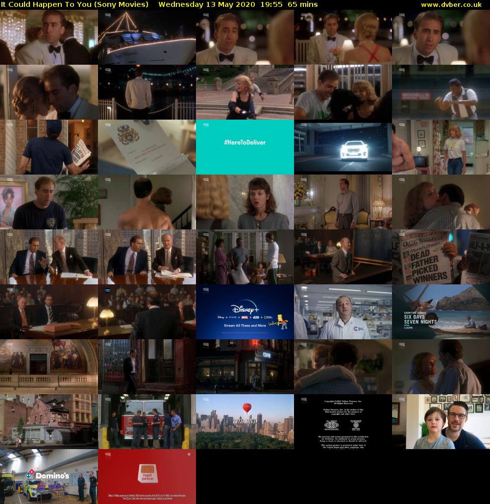 It Could Happen To You (Sony Movies) Wednesday 13 May 2020 19:55 - 21:00