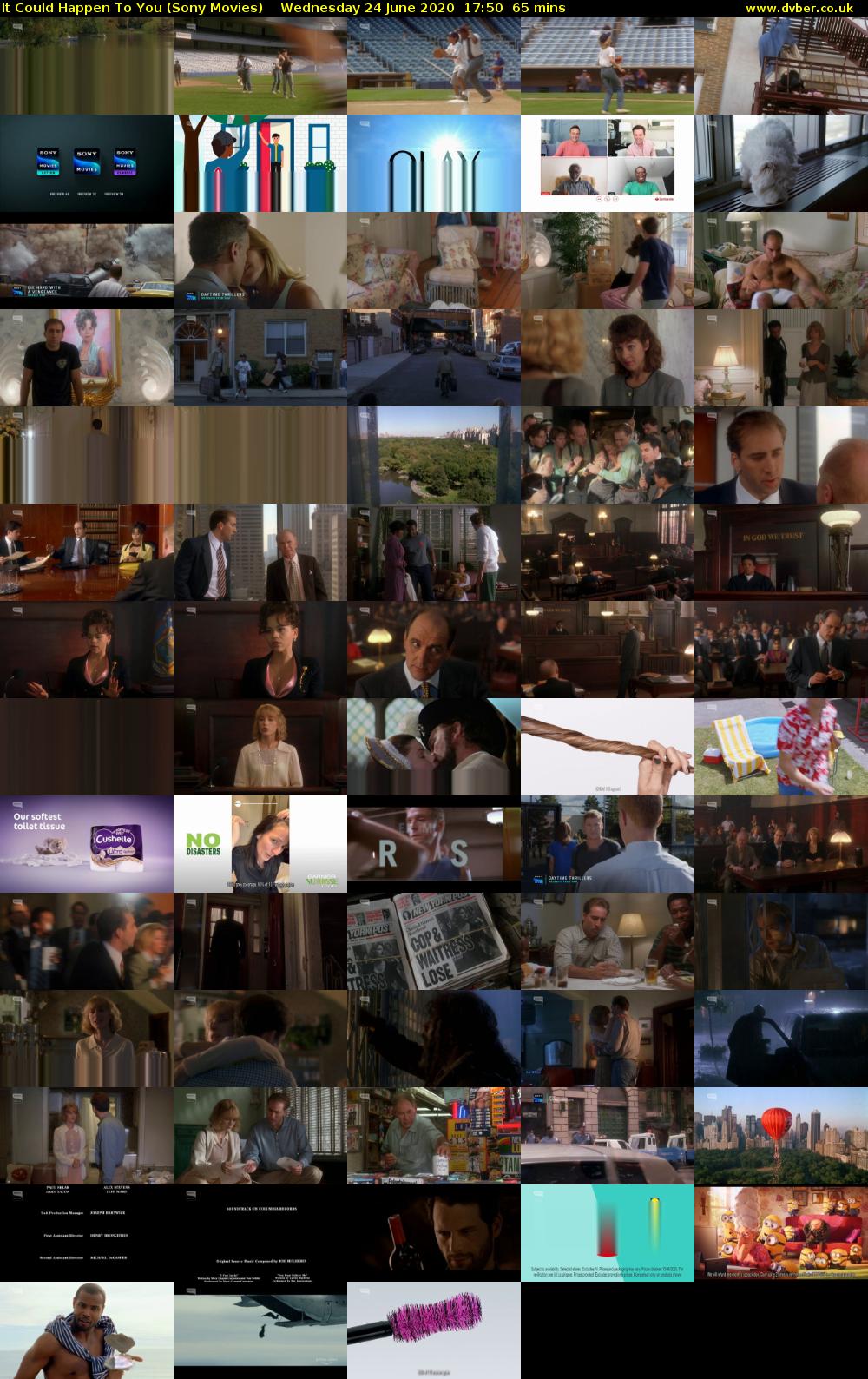 It Could Happen To You (Sony Movies) Wednesday 24 June 2020 17:50 - 18:55
