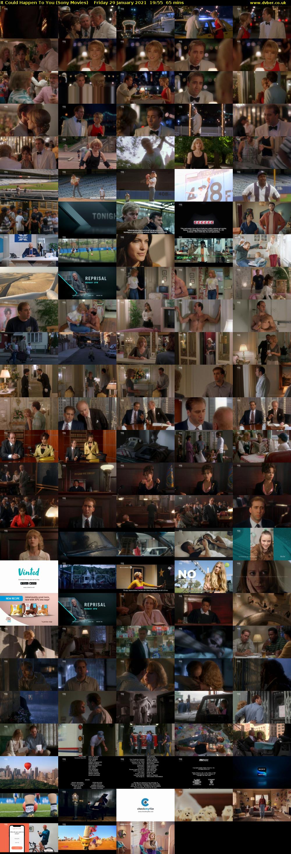 It Could Happen To You (Sony Movies) Friday 29 January 2021 19:55 - 21:00