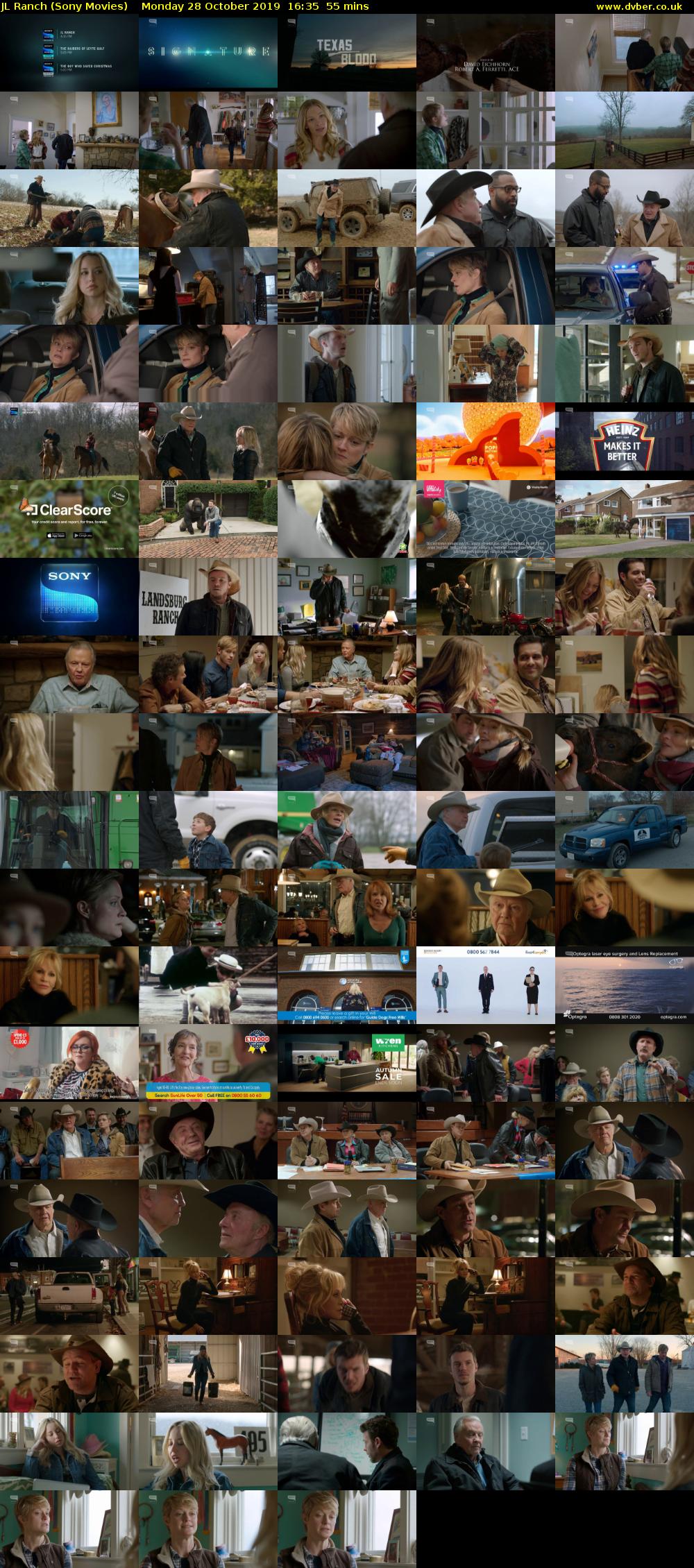 JL Ranch (Sony Movies) Monday 28 October 2019 16:35 - 17:30