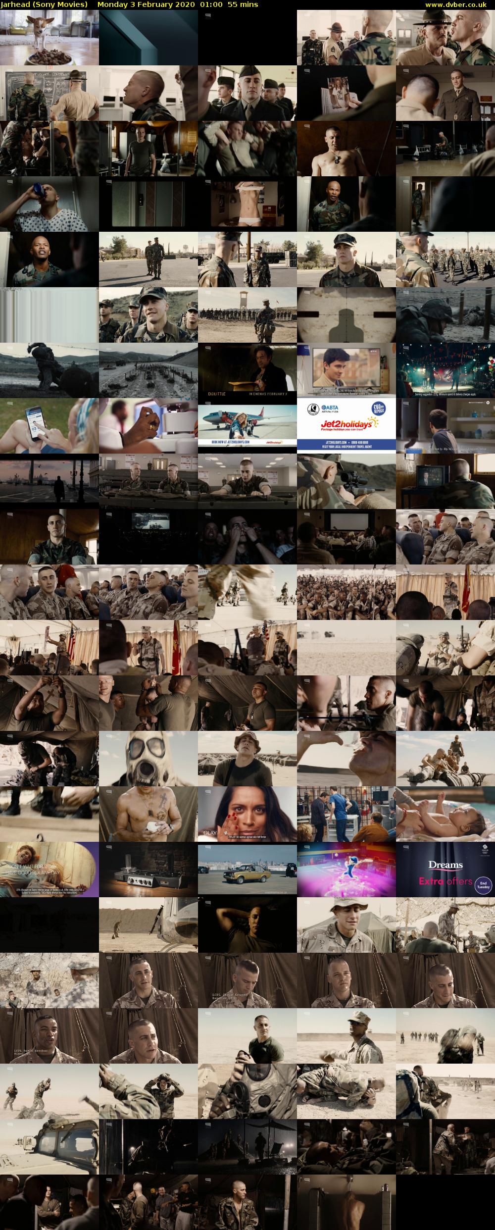 Jarhead (Sony Movies) Monday 3 February 2020 01:00 - 01:55