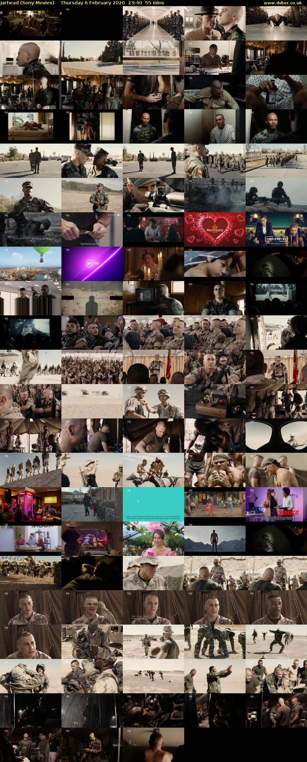 Jarhead (Sony Movies) Thursday 6 February 2020 23:40 - 00:35