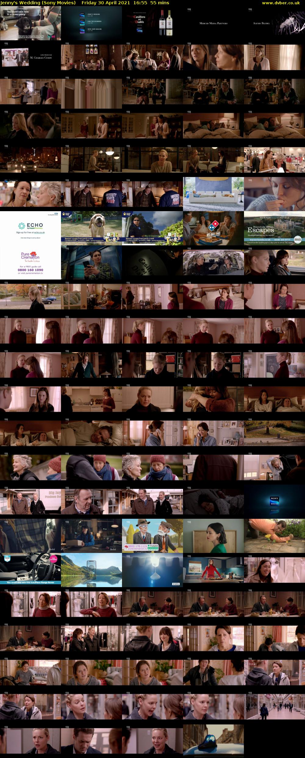 Jenny's Wedding (Sony Movies) Friday 30 April 2021 16:55 - 17:50
